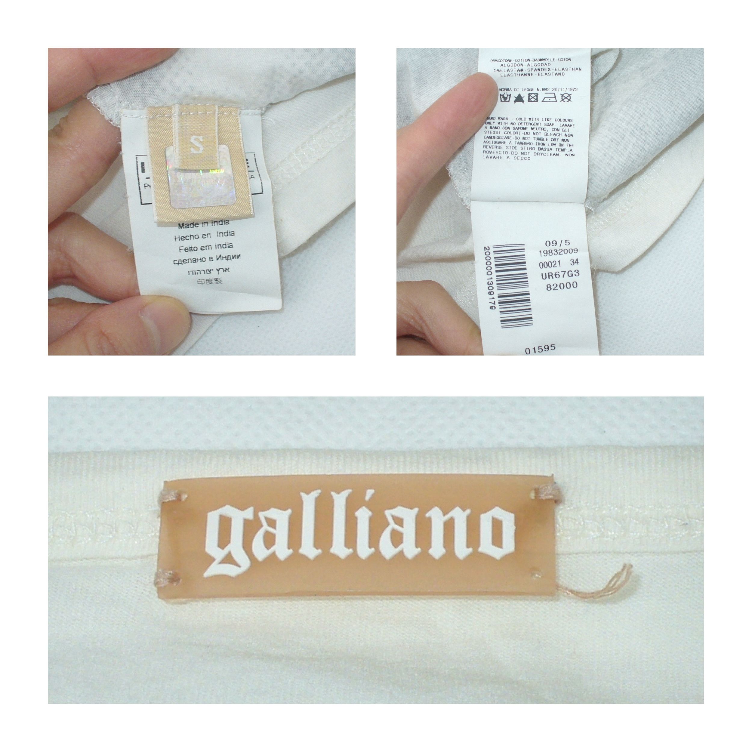 John Galliano John Galliano 3/4 sleeve top Size M / US 6-8 / IT 42-44 - 4 Thumbnail