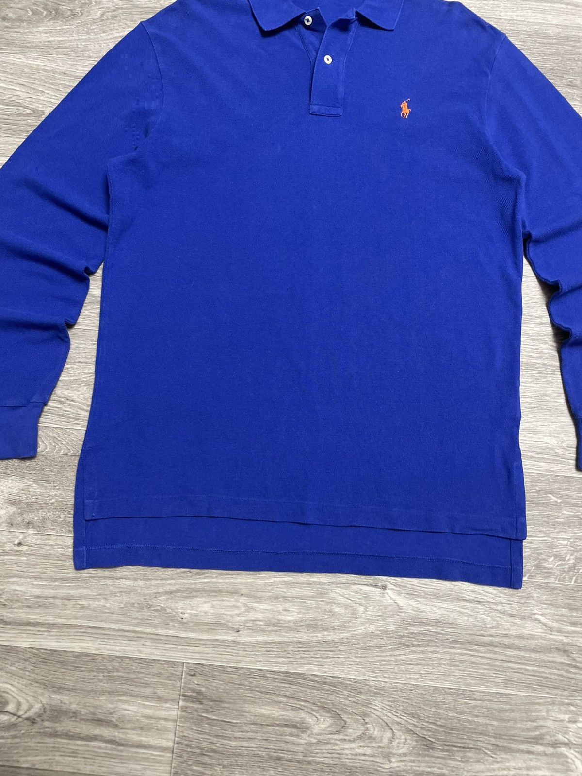 Polo Ralph Lauren Vintage Polo Ralph Lauren Blue Long Sleeve Polo Shirt Size US M / EU 48-50 / 2 - 3 Thumbnail