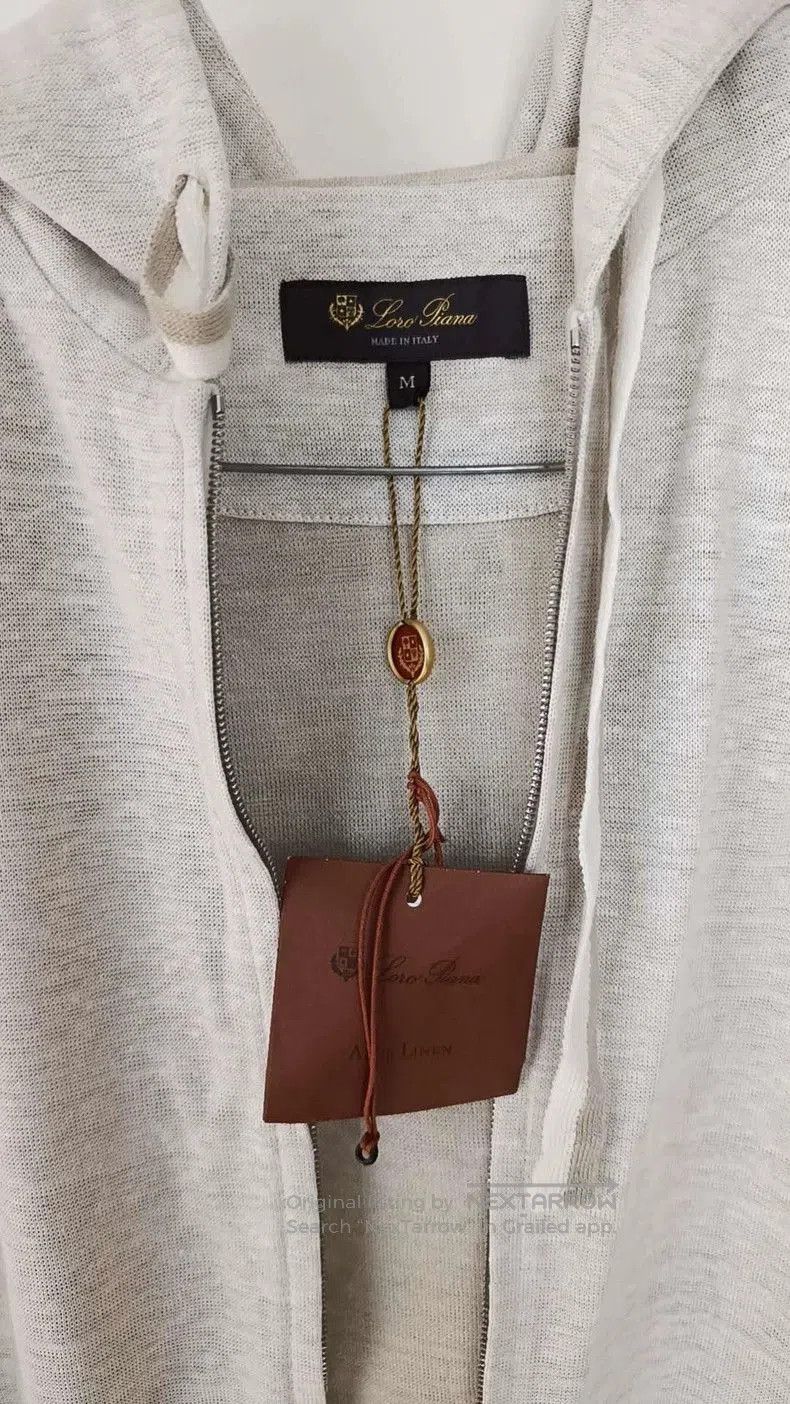 Loro Piana Loro Piana Spring Summer Hoodie. Size US M / EU 48-50 / 2 - 3 Thumbnail