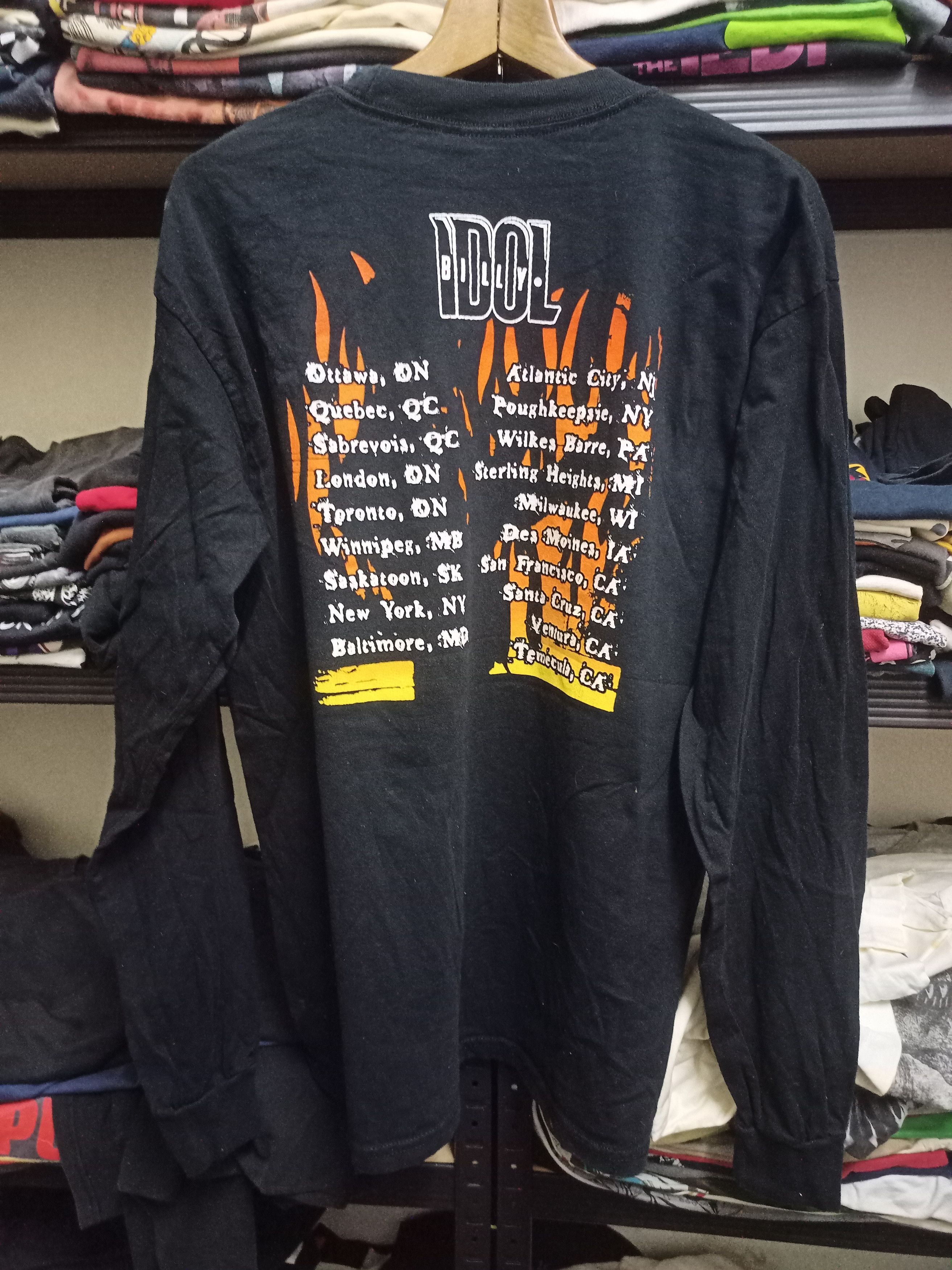 Band Tees × Vintage Vintage 00s Billy Idol 2005 Devil's Playground Size US L / EU 52-54 / 3 - 3 Thumbnail