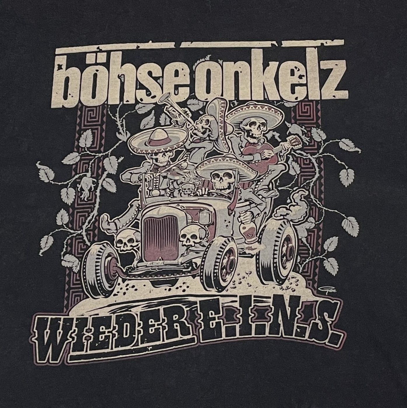 Vintage Vintage Bohse Onkelz Skulls Size US XXL / EU 58 / 5 - 2 Thumbnail