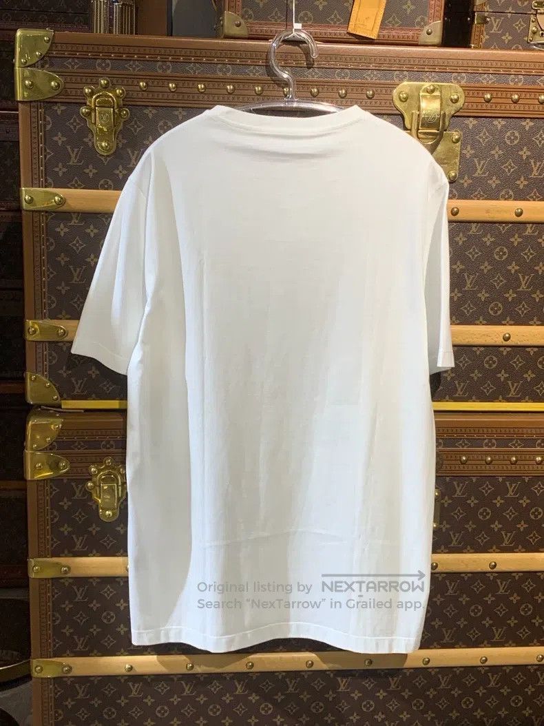 Hermes Hermes White T-Shirt with Printed Pattern Size XL / US 12-14 / IT 48-50 - 3 Thumbnail