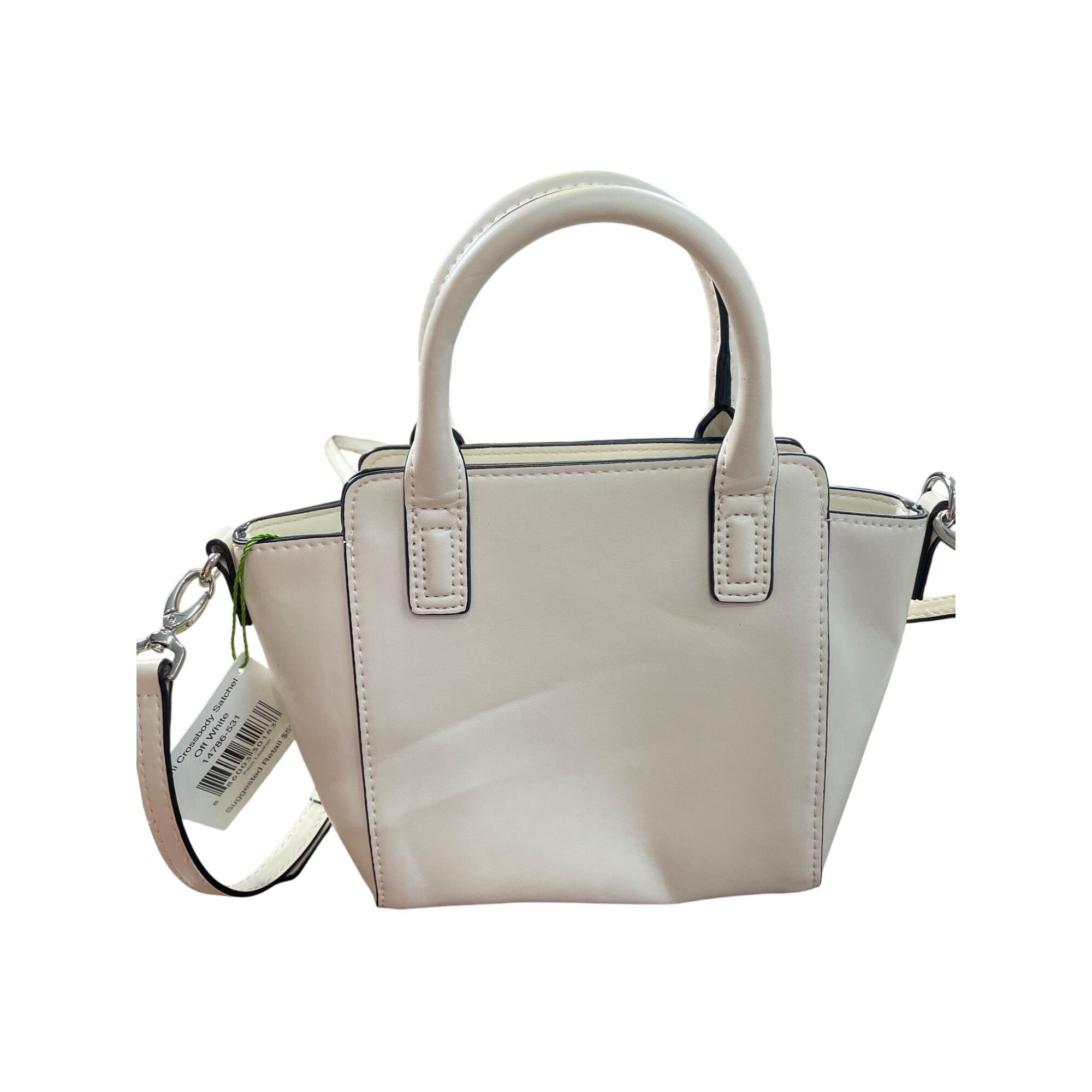 Vera Bradley Vera Bradley Mini off white Faux Leather Satchel With Adjust Size ONE SIZE - 9 Thumbnail
