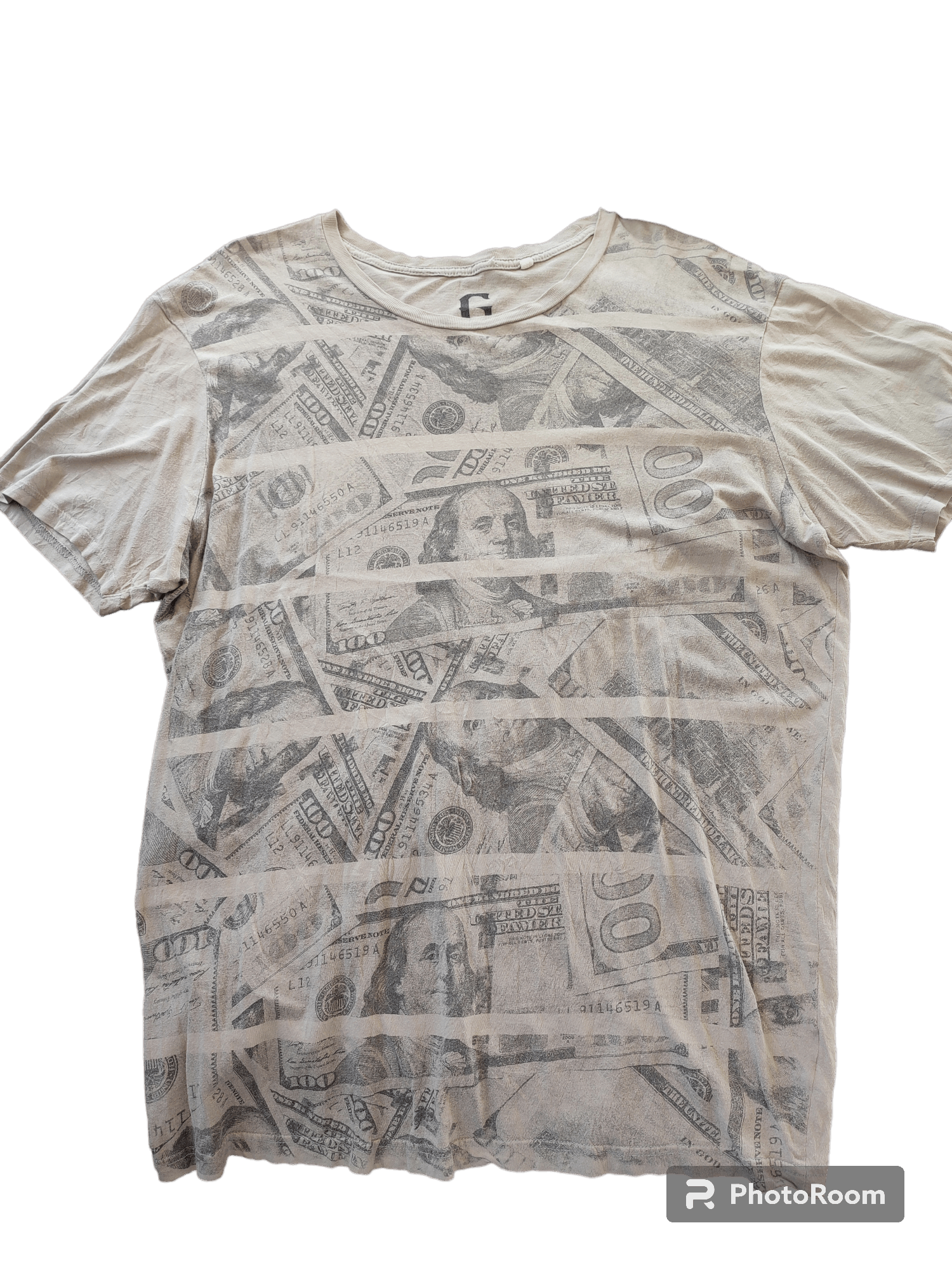 Guess 💥Rare💥 Vintage Full Print Guess Dollar Tees Size US XL / EU 56 / 4 - 1 Thumbnail