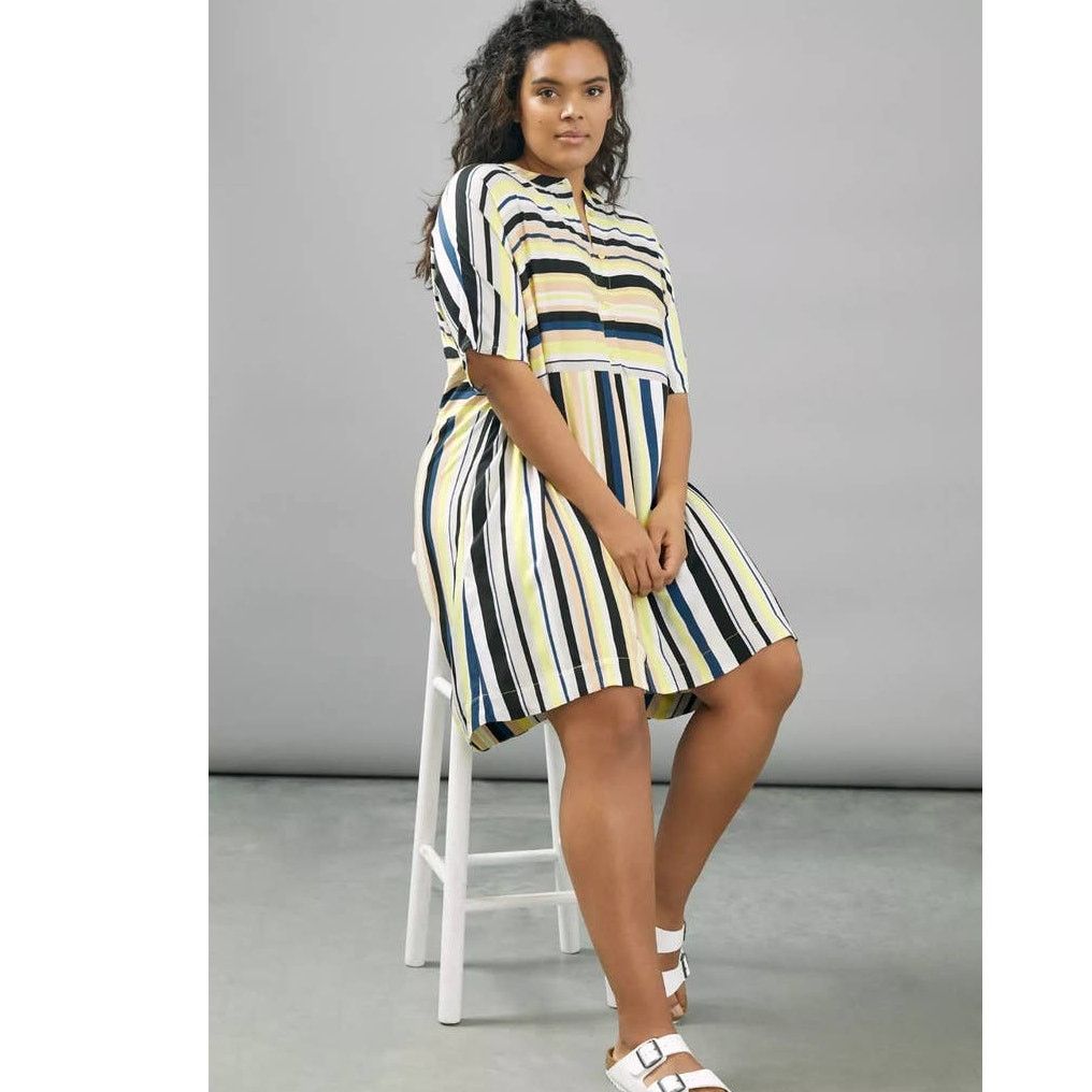 Anthropologie New Anthropologie Peter Som Naxos Striped Tunic Dress $148 Size XXL / US 16-18 / IT 52-54 - 2 Thumbnail