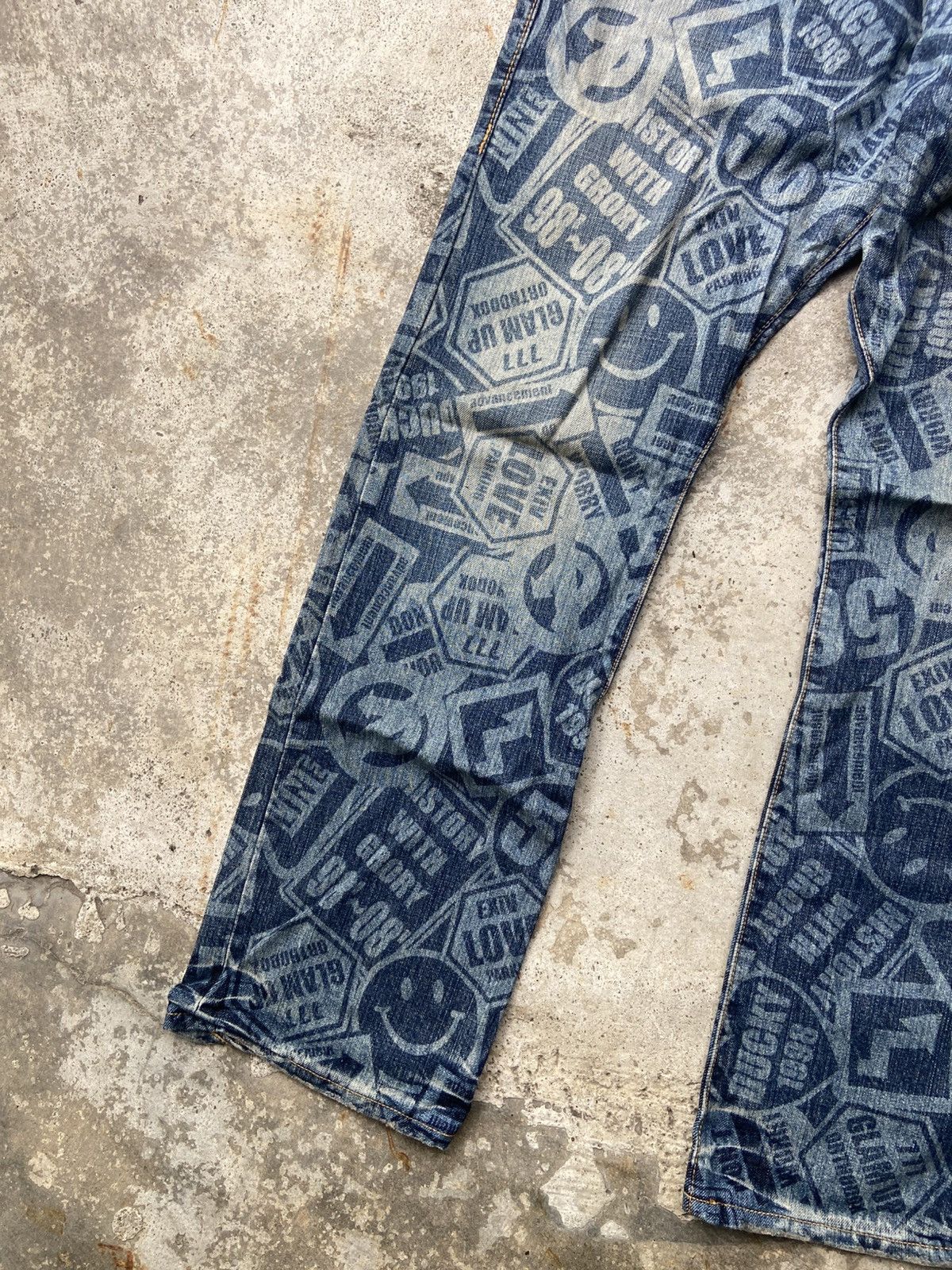 Hysteric Glamour Vintage 2000’s Co&Lu Monogram Hysteric Glamour Design Pants Size US 34 / EU 50 - 3 Thumbnail