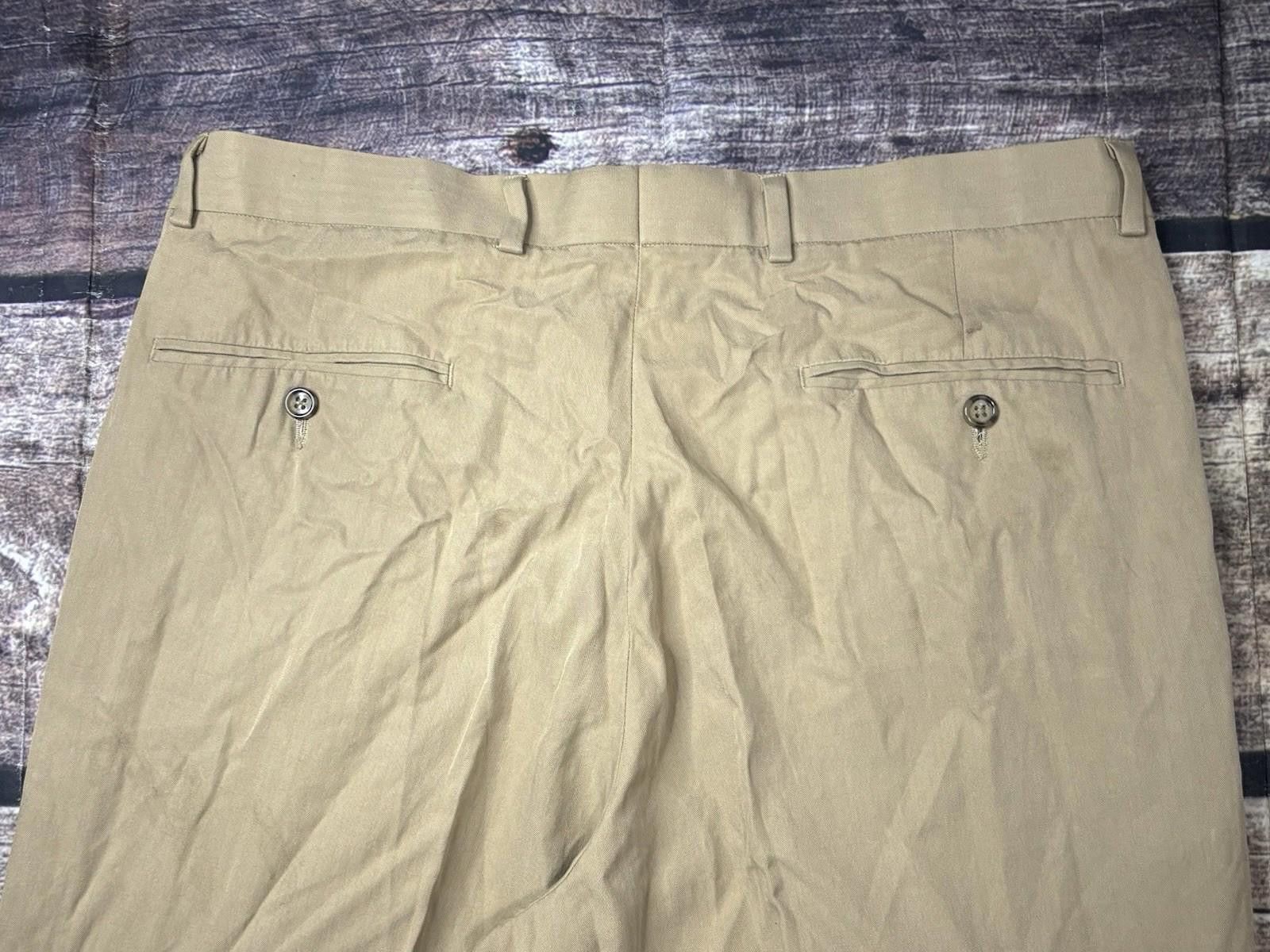Other Daniel Gray Golf Pants Mens 36x35 Silk Cotton Beige Pleated Size US 36 / EU 52 - 6 Thumbnail