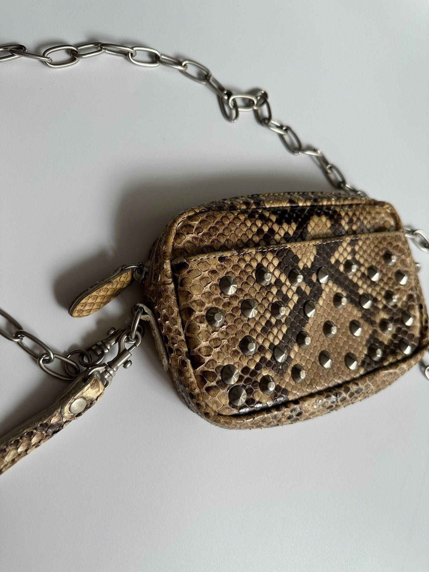Junya Watanabe JUNYA WATANABE Snake-pattern shoulder bag| Size ONE SIZE - 2 Thumbnail