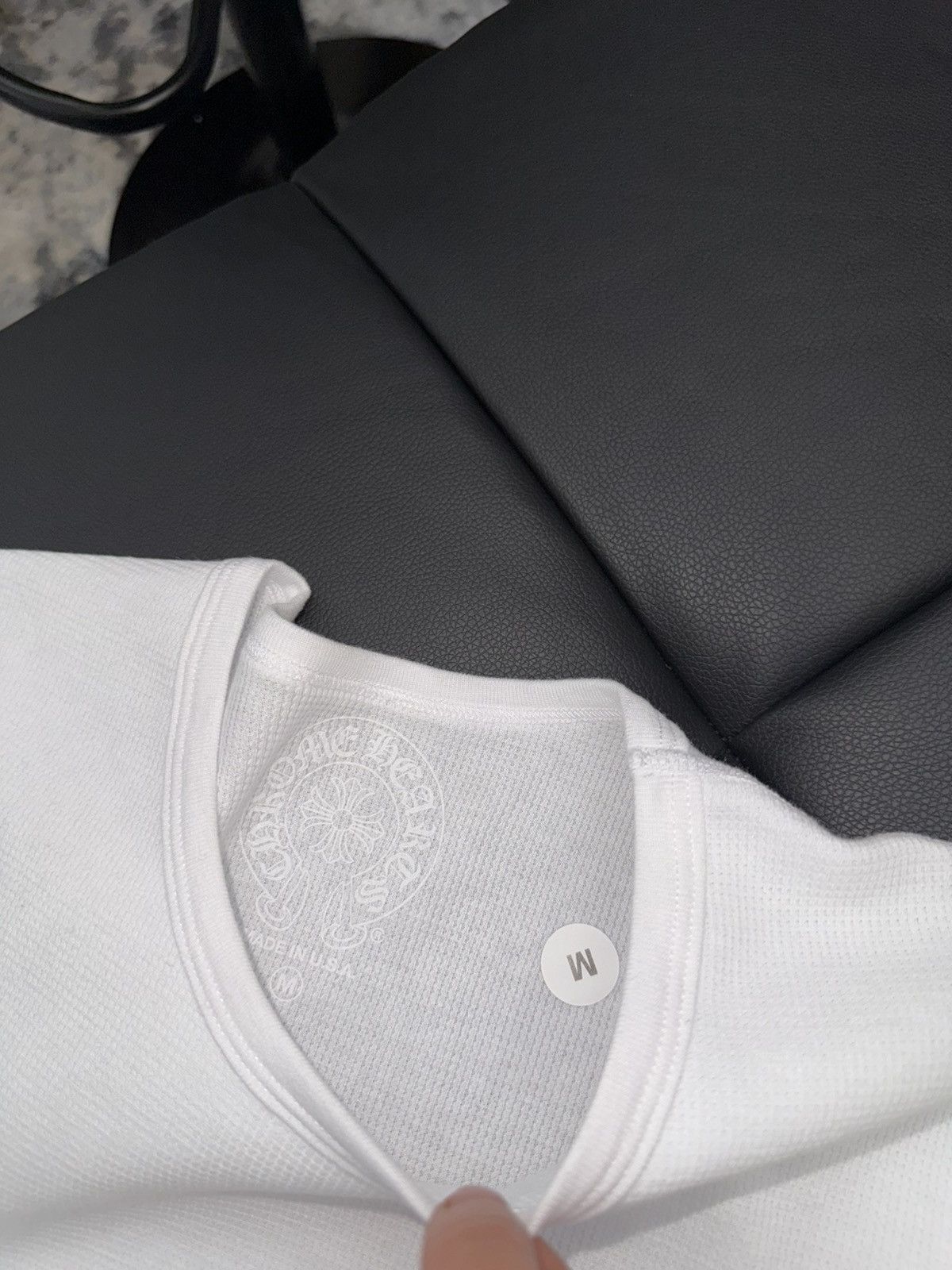Chrome hearts logo thermal long sleeve t shirt