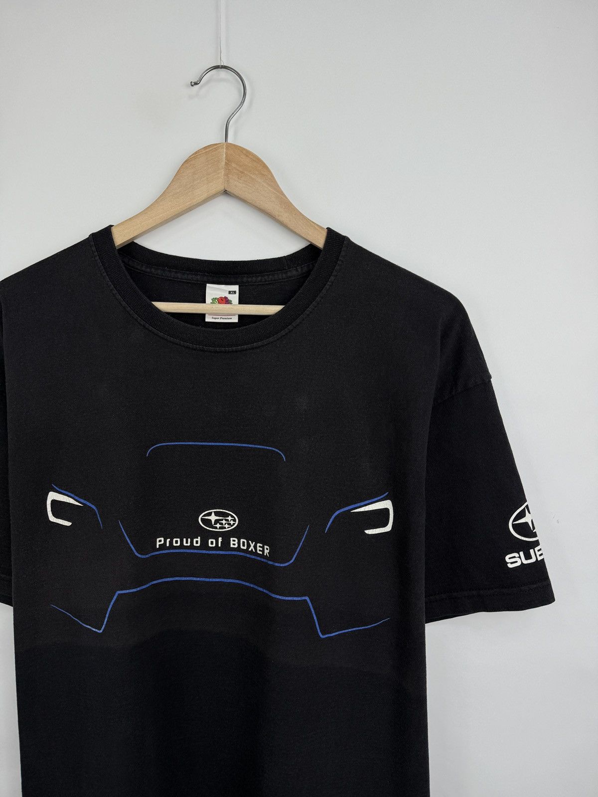 Honda 🇺🇸 Vintage 90s Subaru Proud of Boxer Motul Racing T-Shirt 555 Size US XL / EU 56 / 4 - 3 Thumbnail