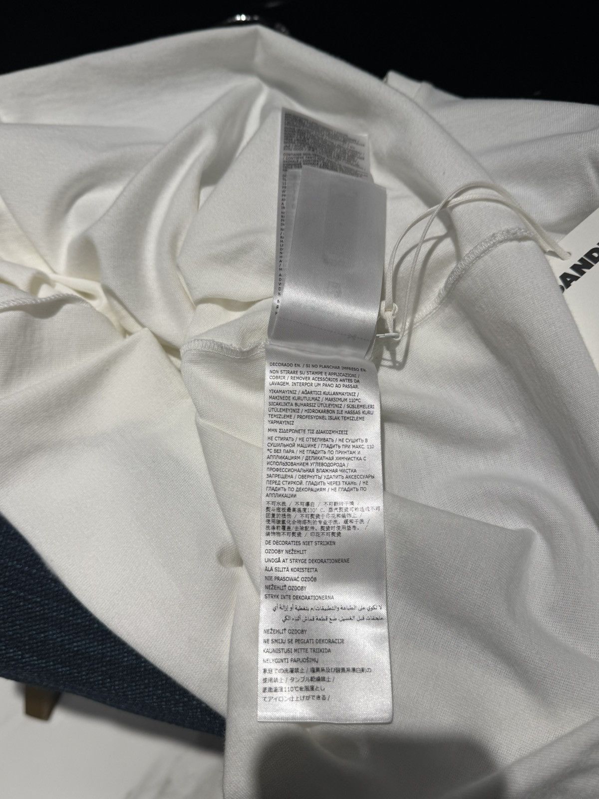 Jil Sander NWT Crew Neck T-Shirt - WHITE, XL Size US XL / EU 56 / 4 - 9 Thumbnail