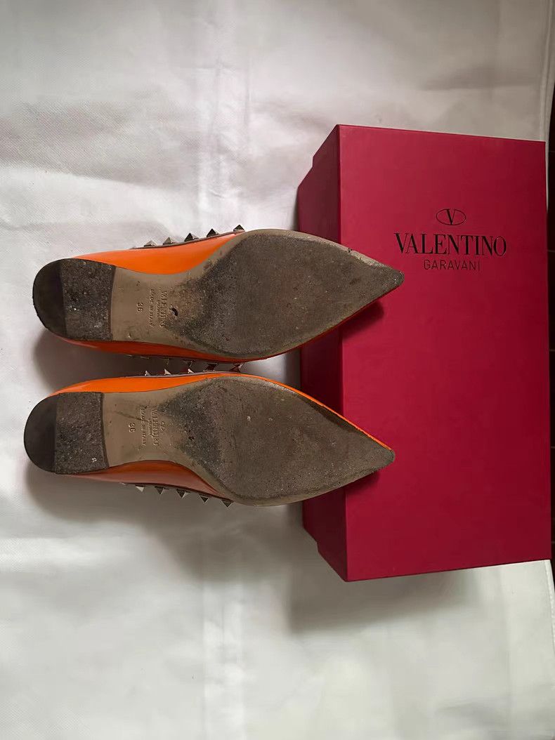 Valentino Valentino Women's Rockstud Ballet Flats Q9 Size US 6 / IT 36 - 9 Thumbnail