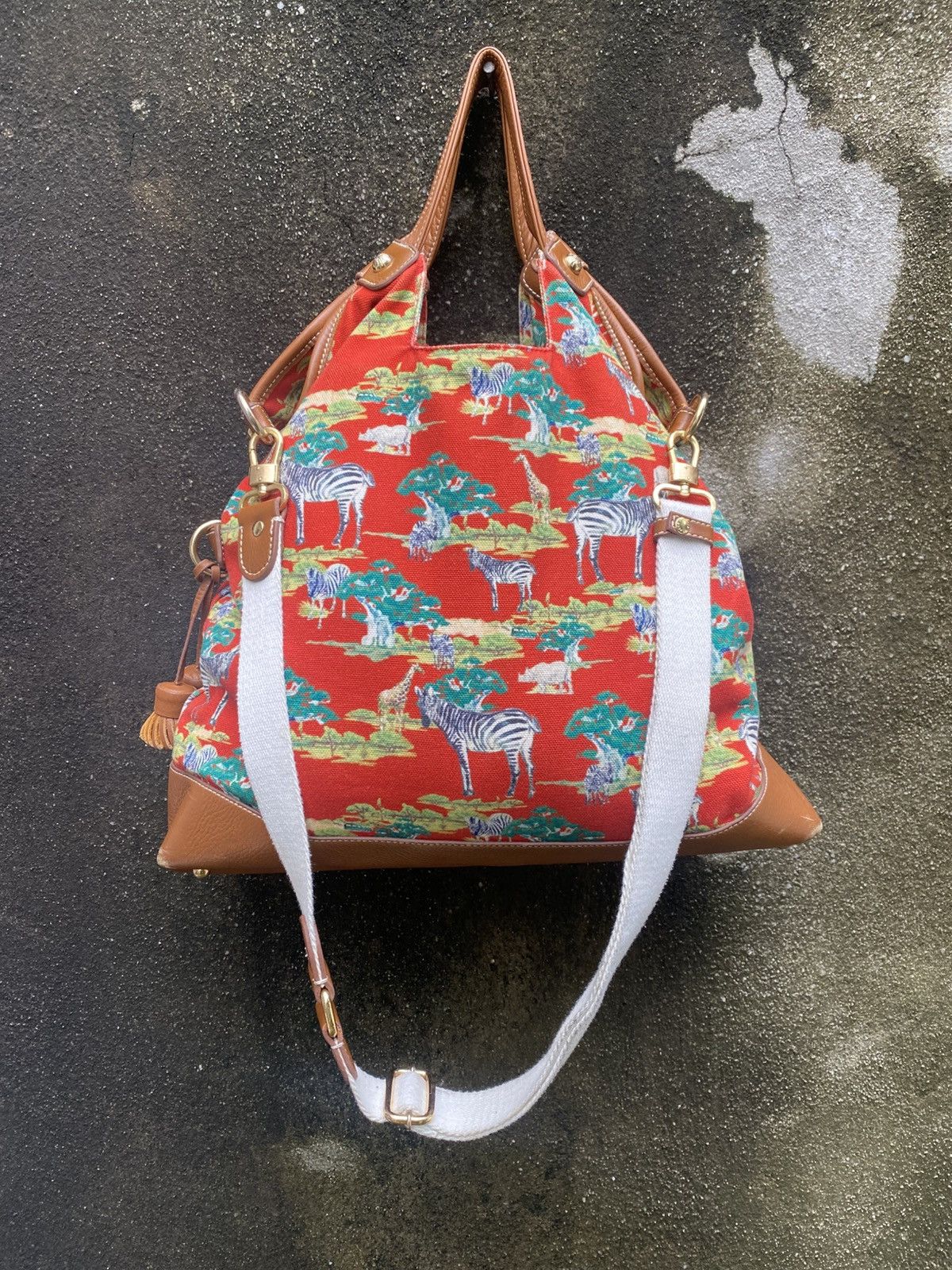 Yohji Yamamoto Yohji Yamamoto Y’saccs Full Print Safari Sling Bag Size ONE SIZE - 3 Thumbnail