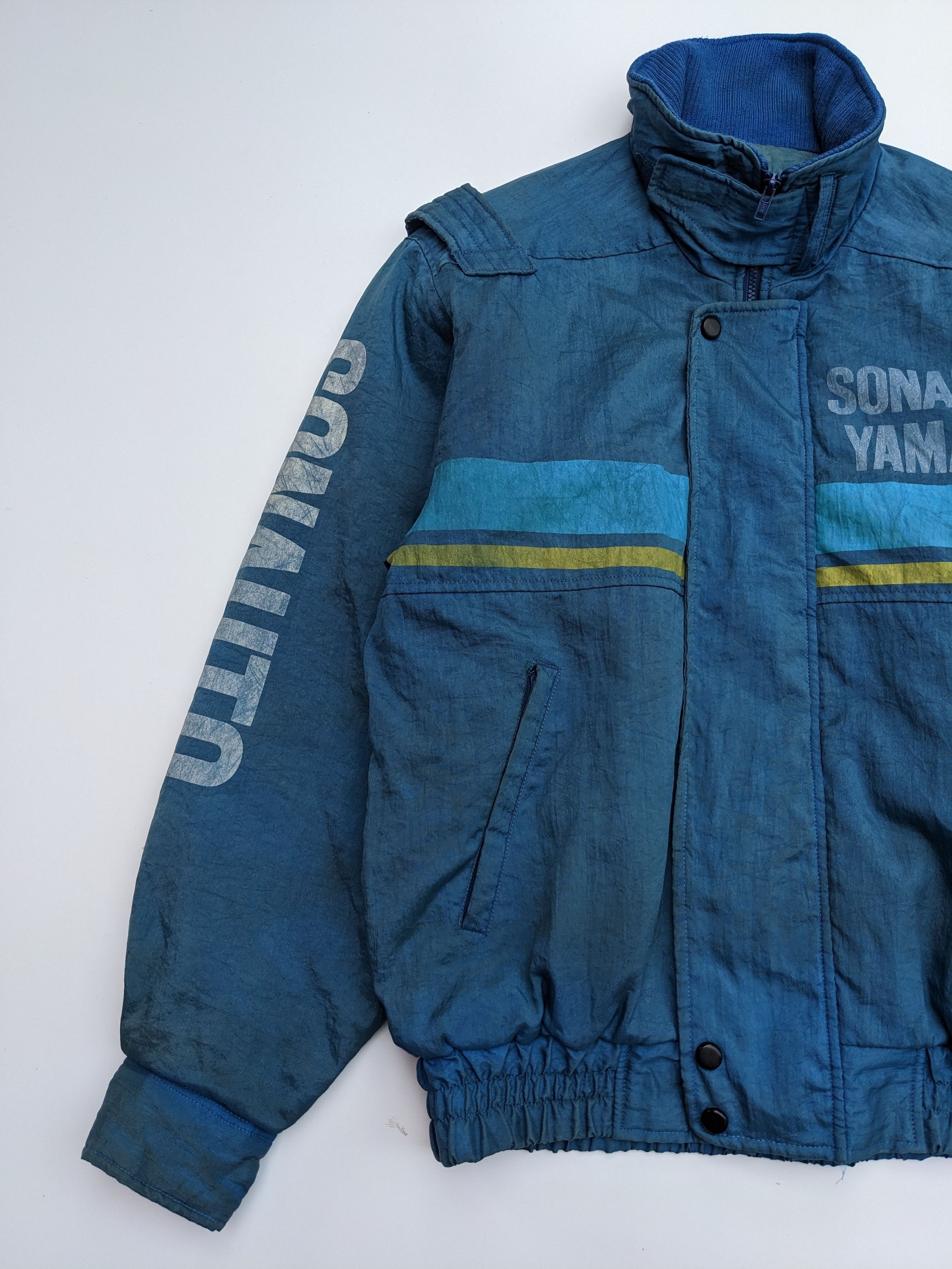 Vintage × Yamaha Vintage Yamaha Sonauto bikers jacket Size US L / EU 52-54 / 3 - 3 Thumbnail