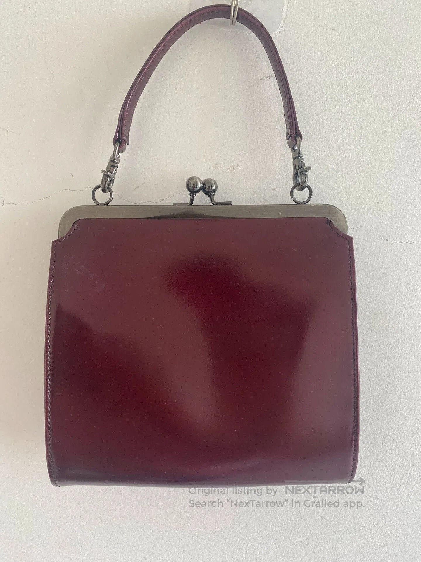 Vivienne Westwood jean paul gaultier burgundy flower handbag. Size ONE SIZE - 3 Thumbnail