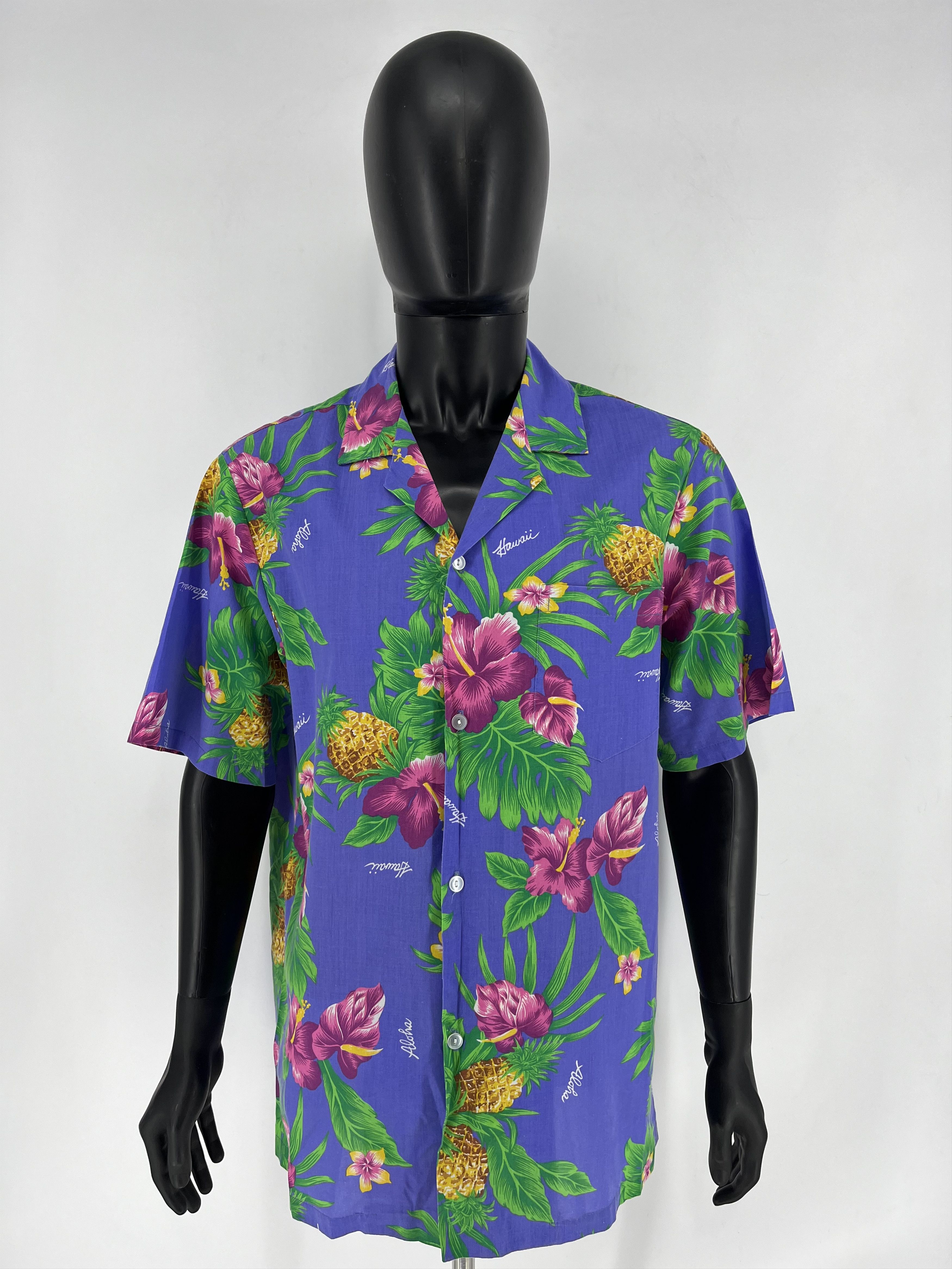 Vintage Vintage Y2K Art Streetwear Hawaiian Travis Scott style Size US XXL / EU 58 / 5 - 2 Thumbnail