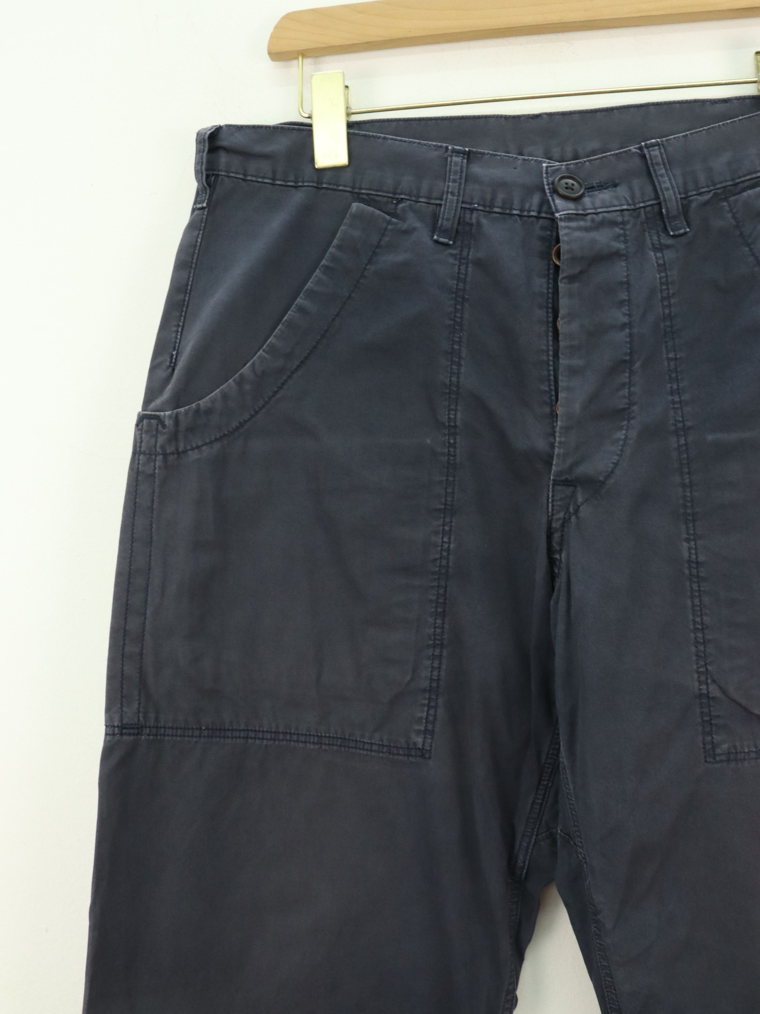 BRU NA BOINNE Bru Na Boinne Fatigue Double Sided Pocket Button Pant Size US 33 - 3 Thumbnail