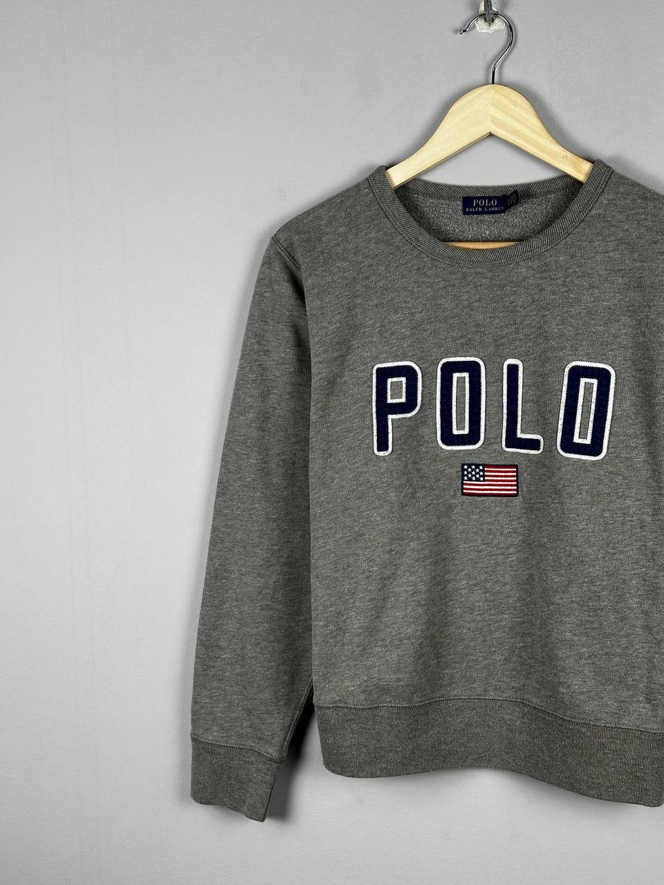 Polo Ralph Lauren Polo Ralph Lauren USA Flag Big Logo Sweatshirt Size XL / US 12-14 / IT 48-50 - 2 Thumbnail