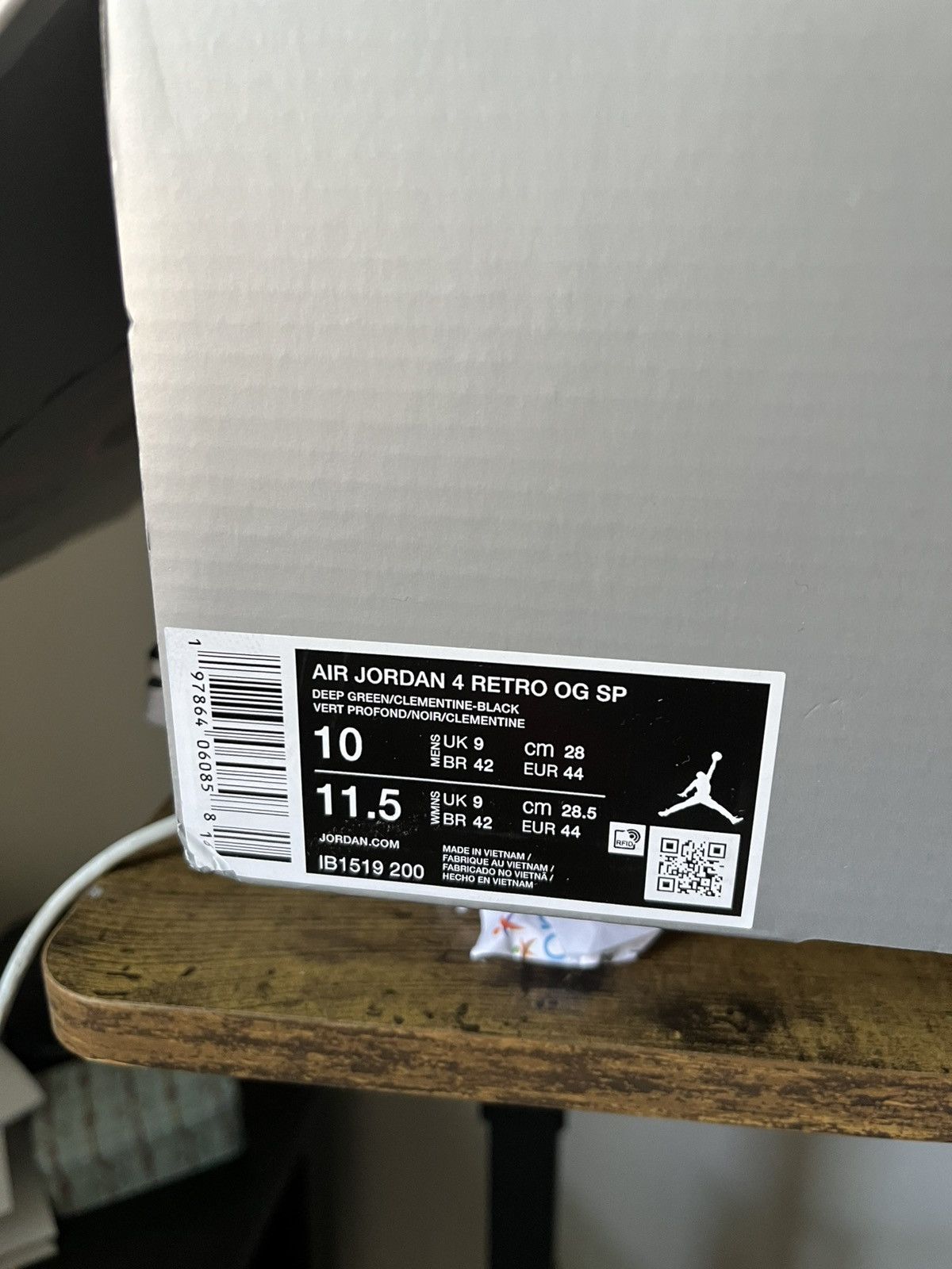 Jordan Brand × Undefeated Undefeated Jordan 4 2025 Size US 10 / EU 43 - 8 Thumbnail