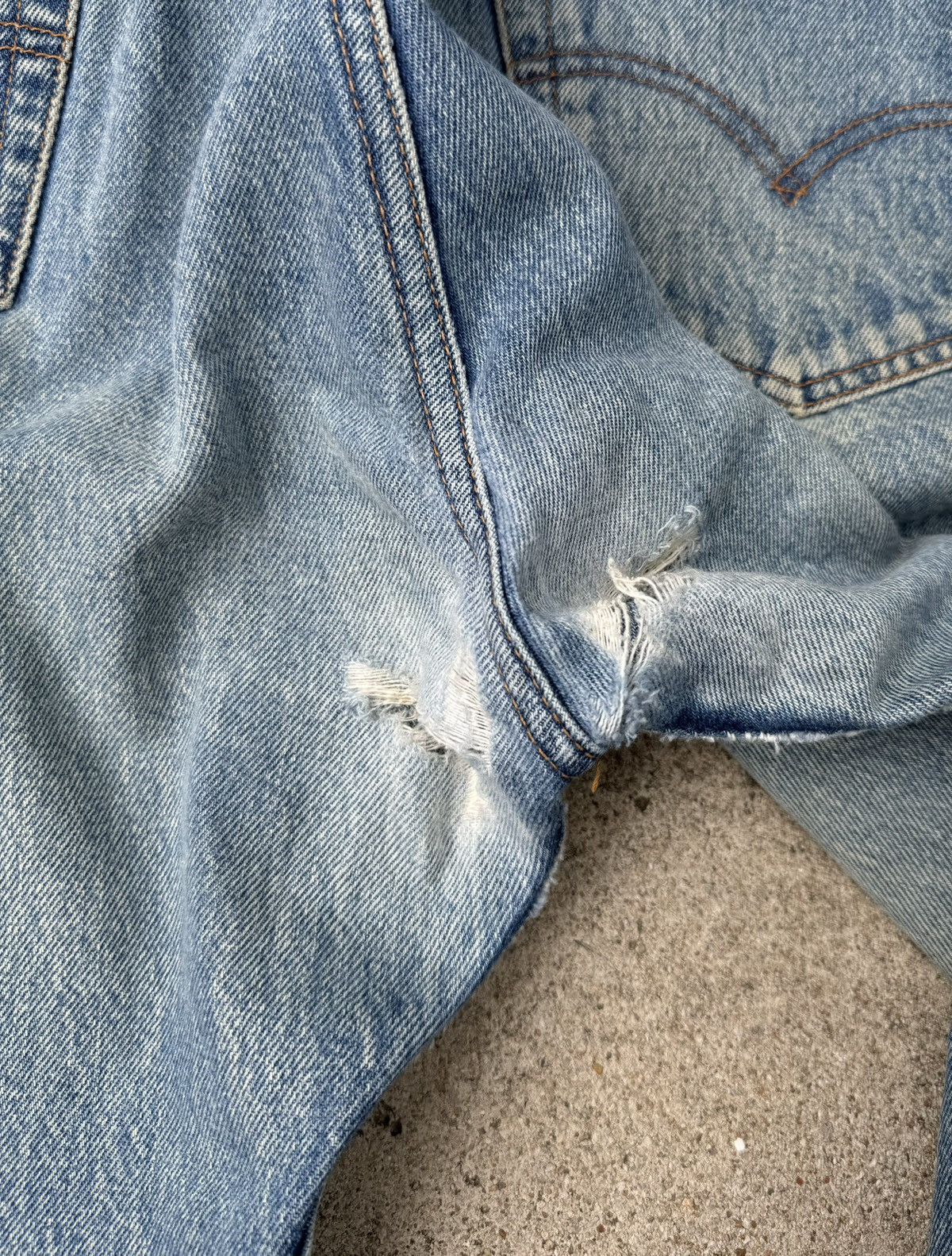 Vintage 90’s Levi’s 501xx Straight Leg Faded Jeans 37x30