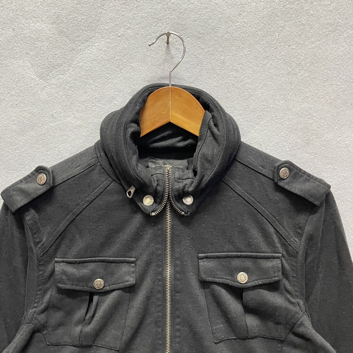 In The Attic In The Attic Black Utility Hoodie (Made in Japan) Size US S / EU 44-46 / 1 - 3 Thumbnail