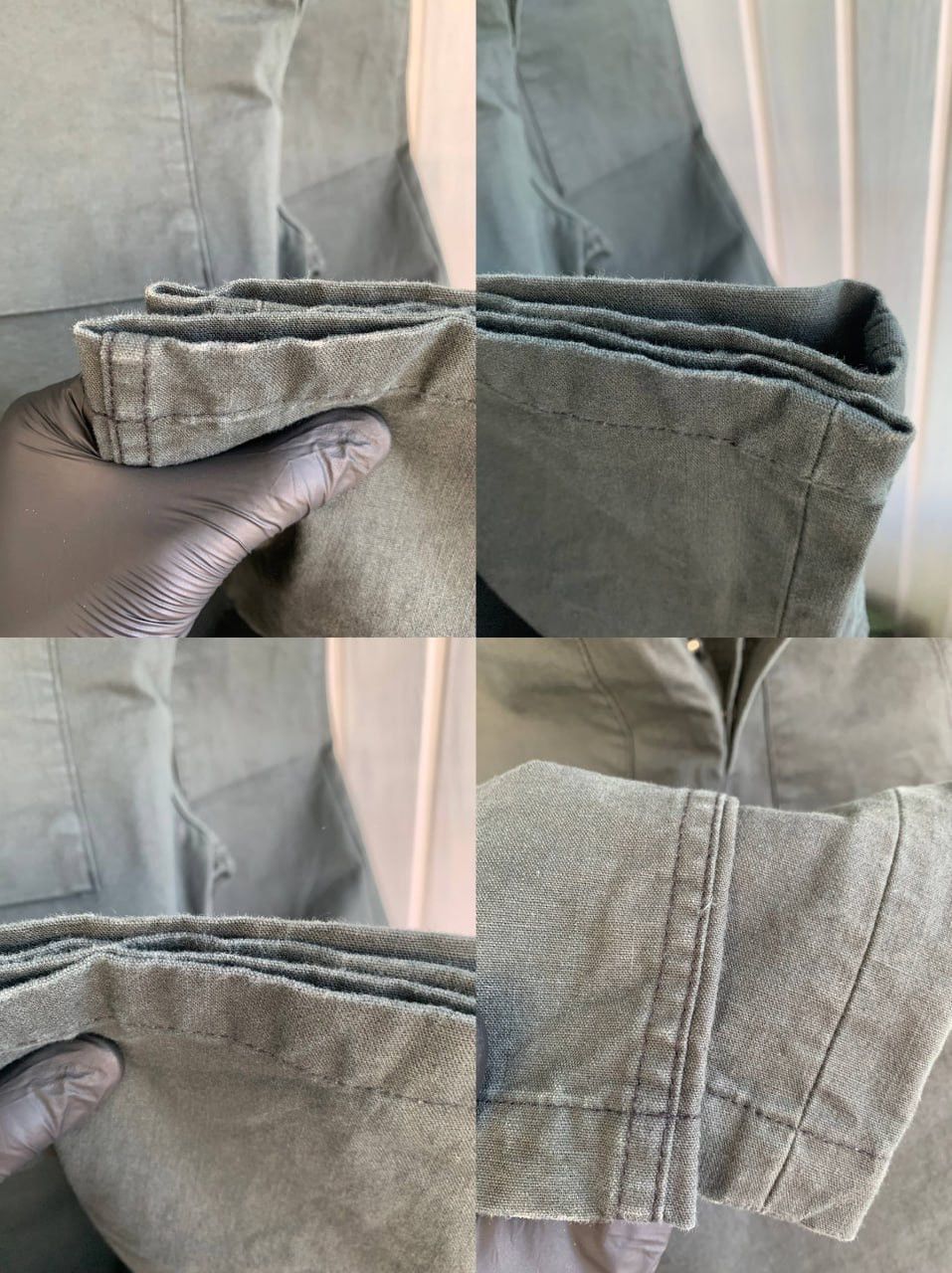 Rogue Territory Rogue Territory USA Green Cotton Tapered Selvedge Trousers Size US 33 - 19 Thumbnail