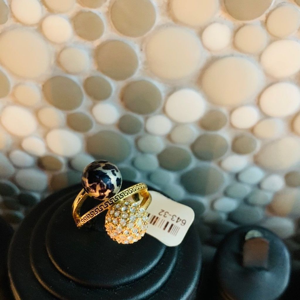 Other Sterling Silver Gold Plated Ring size 7.5 Size ONE SIZE - 1 Thumbnail