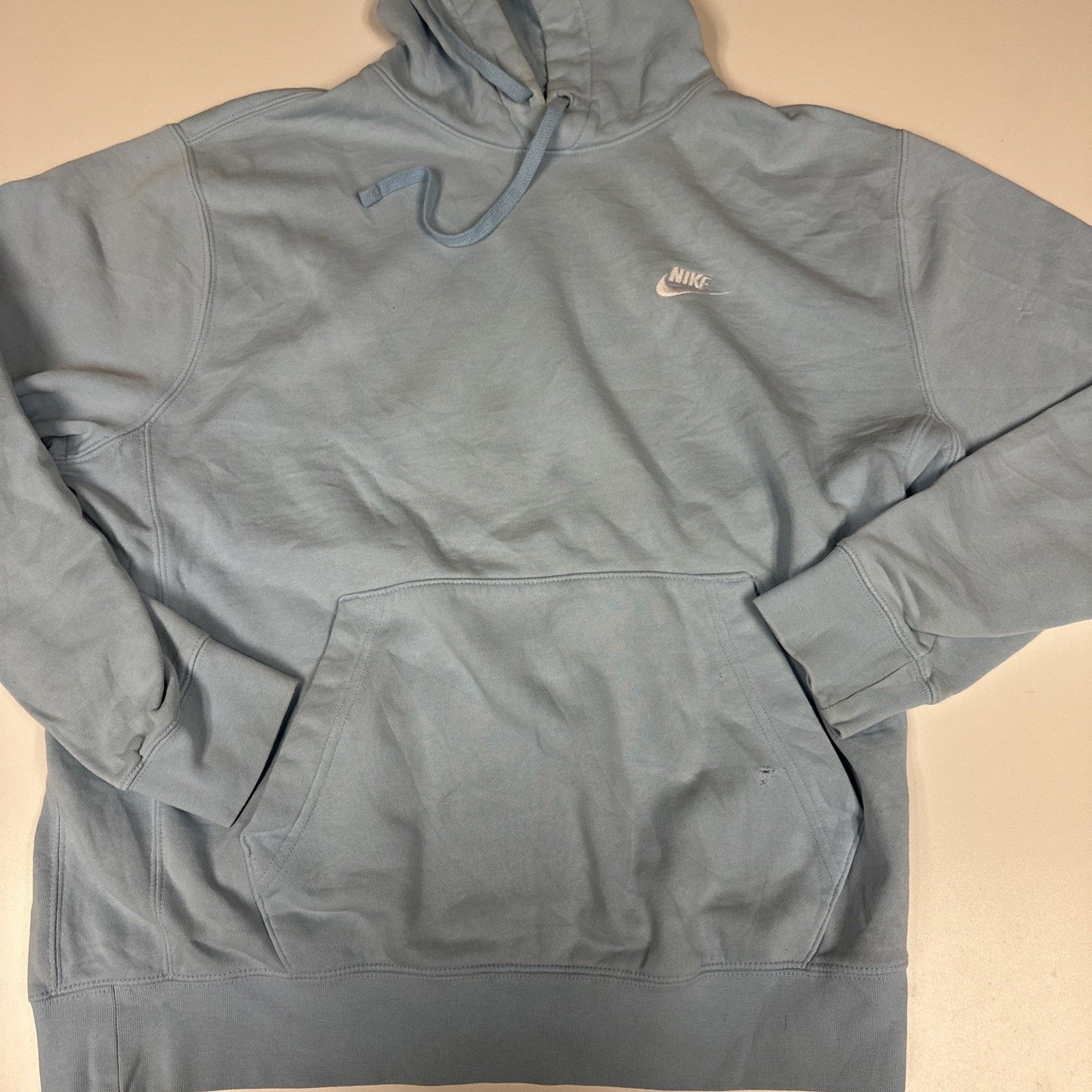 Nike Nike Sportswear Club Fleece Sweatshirt Baby Blue Mens Size M Size US M / EU 48-50 / 2 - 1 Thumbnail