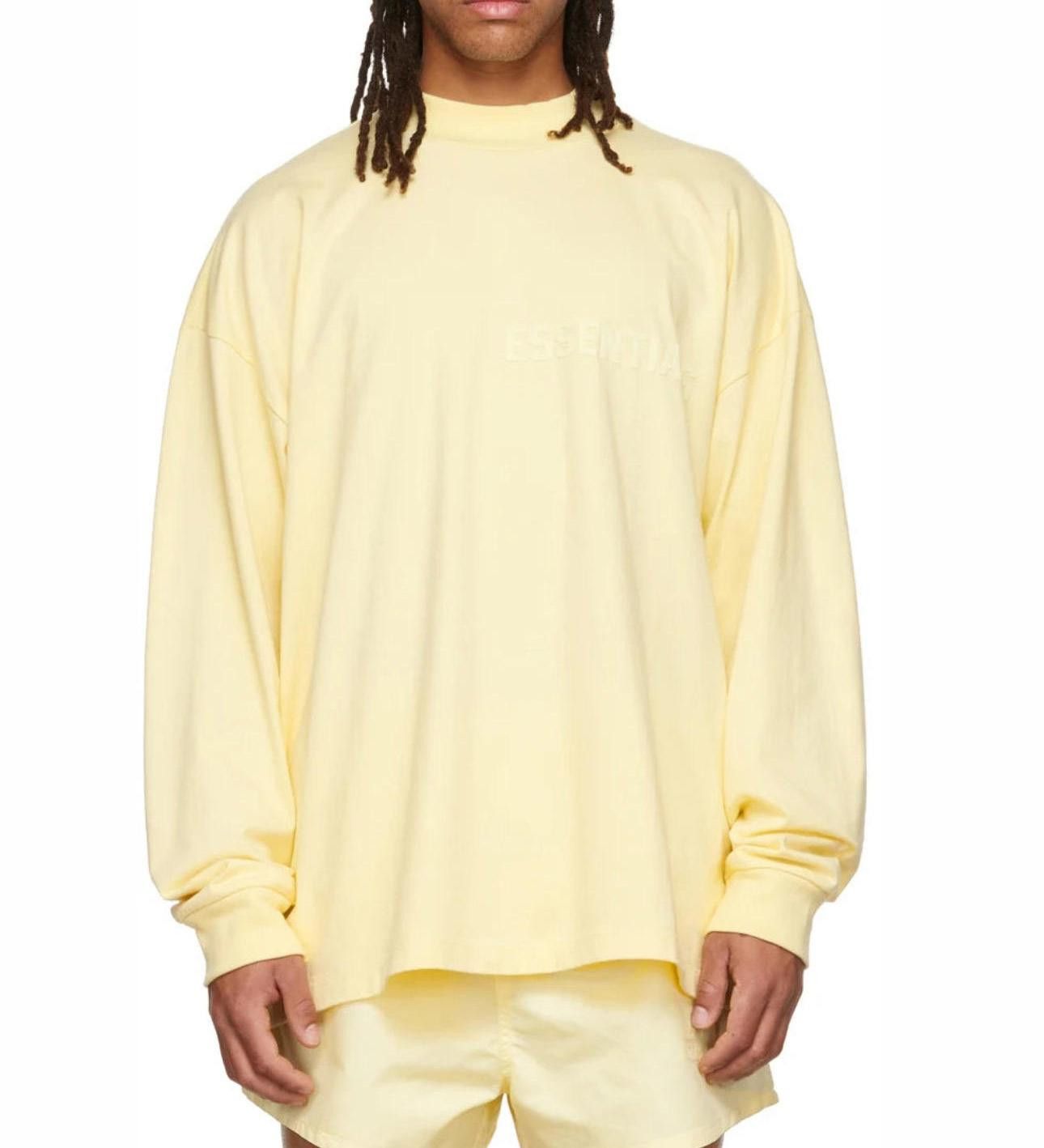 Fear of God Fear of God Essentials L/S Tee Canary Size Medium Size US M / EU 48-50 / 2 - 3 Thumbnail