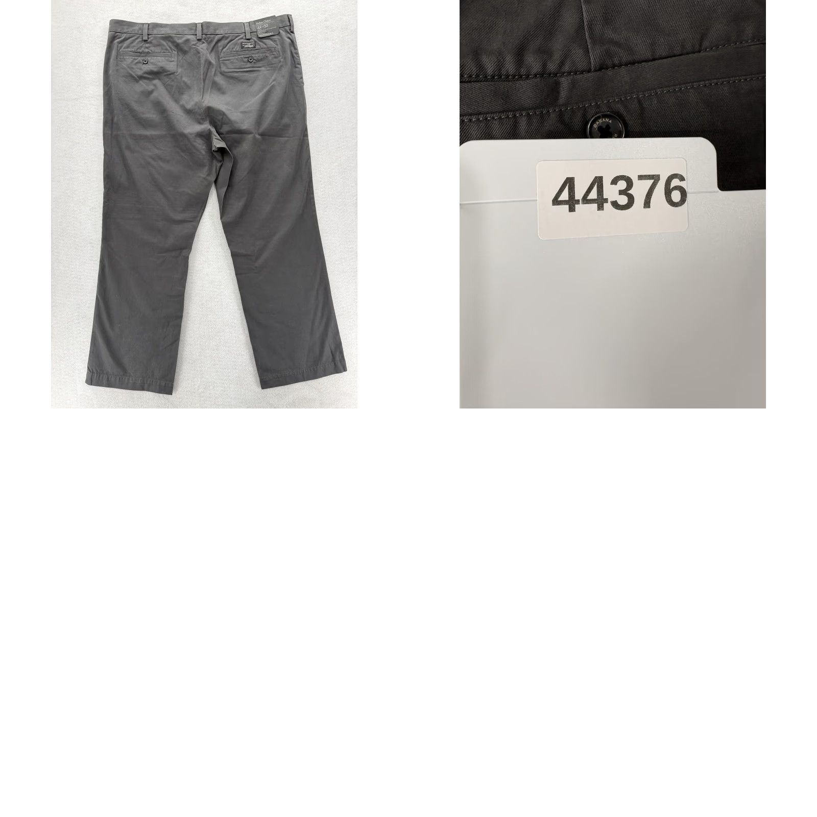 Banana Republic Banana Republic Pants Mens 42x32 Gray Aiden Chino Casual Straight Cotton Office Size US 42 / EU 58 - 9 Thumbnail
