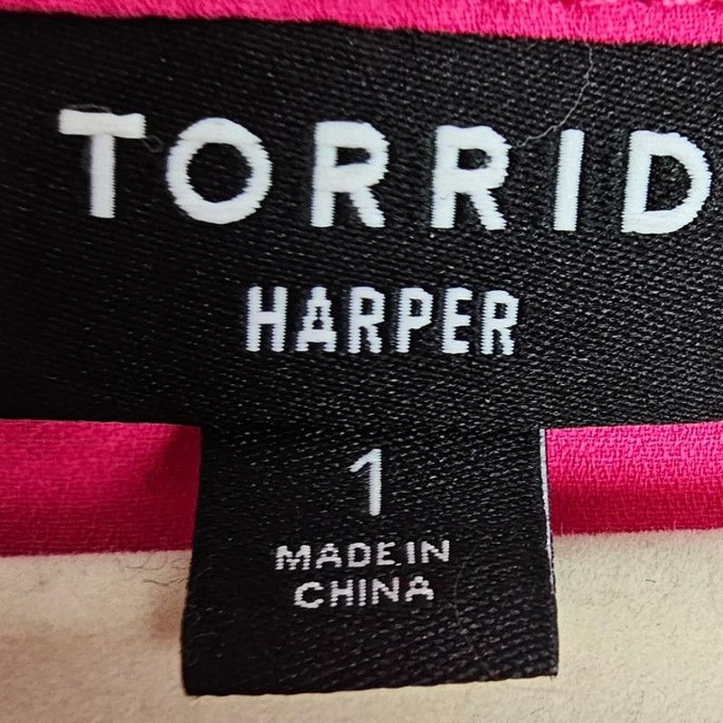 Torrid Torrid Women Harper Blouse Plus Size 1X Ombre Bright Summer Size XL / US 12-14 / IT 48-50 - 5 Thumbnail