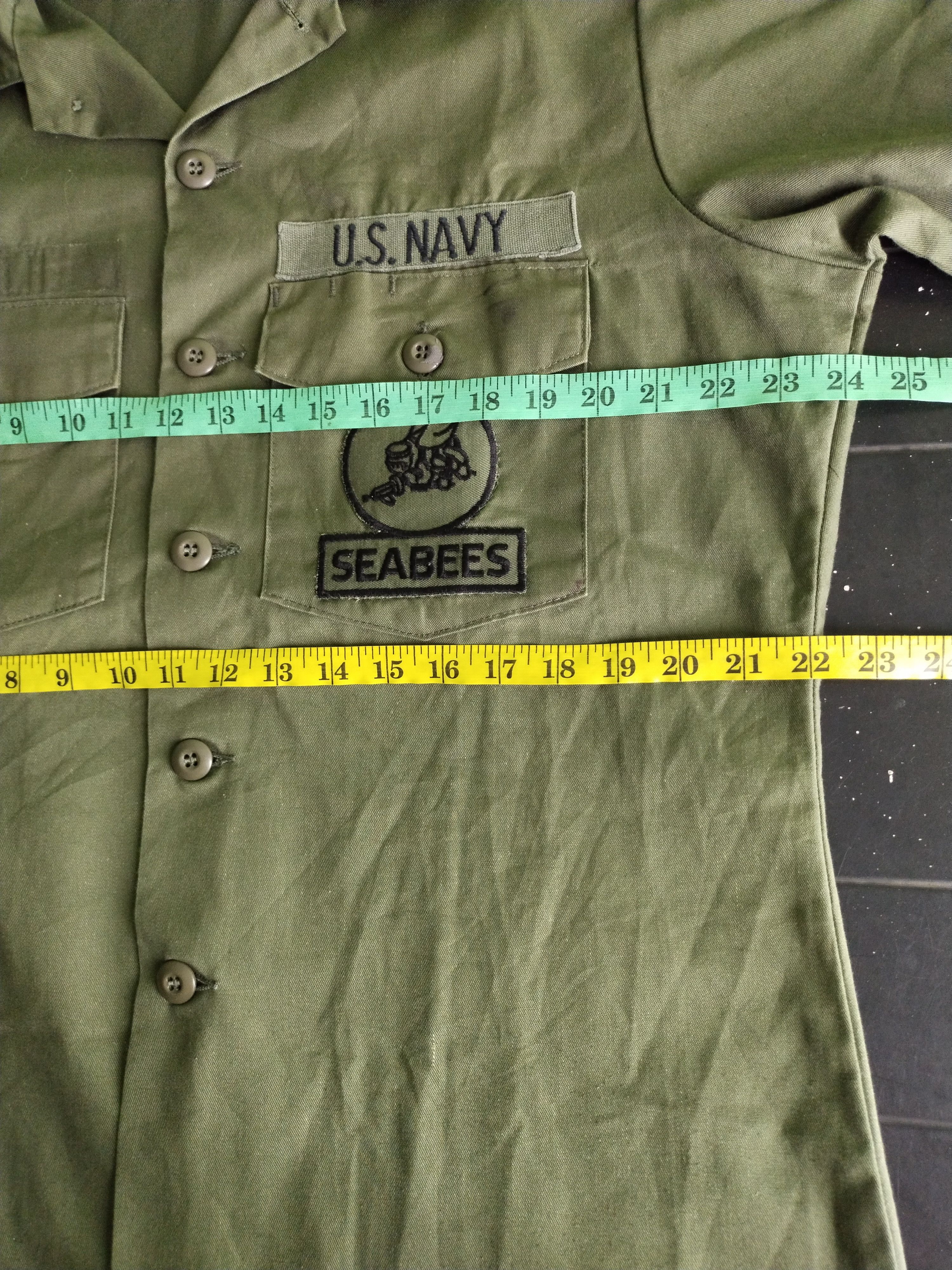 Buzz Rickson's 50's OG 507 Vintage Seabees US Army Green Shirt Tee Size US M / EU 48-50 / 2 - 8 Thumbnail