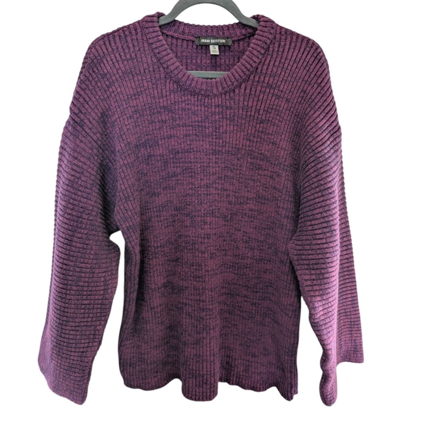 Urban Outfitters Urban Outfitters Purple Rib Knit Oversized Sleeve Sweater XL Size XL / US 12-14 / IT 48-50 - 1 Thumbnail