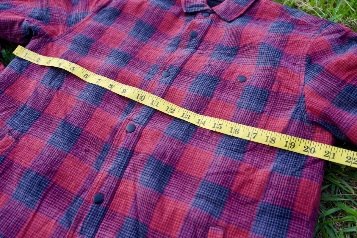 Designer × Japanese Brand × Vintage Japanese brands red plaid sherpa long sleeve shirt Size US M / EU 48-50 / 2 - 8 Thumbnail