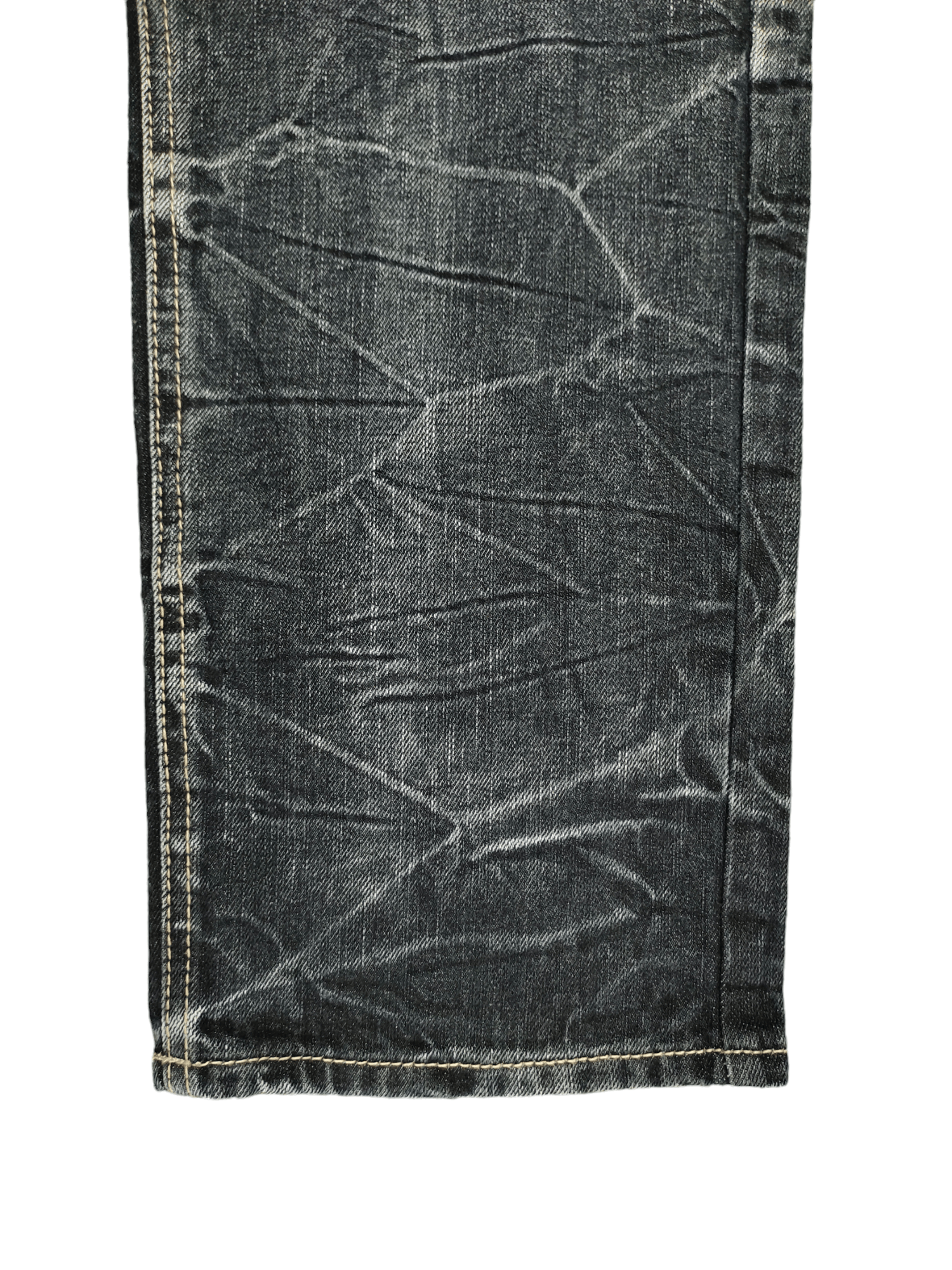 Kapital Copper Smith Embroidered Wings Faded Clawmark Jeans Regular Size US 35 - 13 Thumbnail