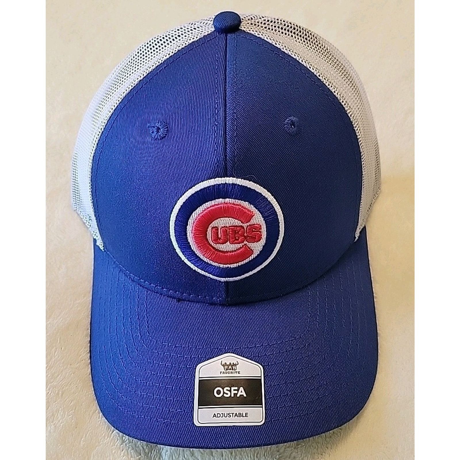 MLB Chicago Cubs Hat Fan Favorite MLB Baseball Blue Adjustable Size ONE SIZE - 1 Thumbnail