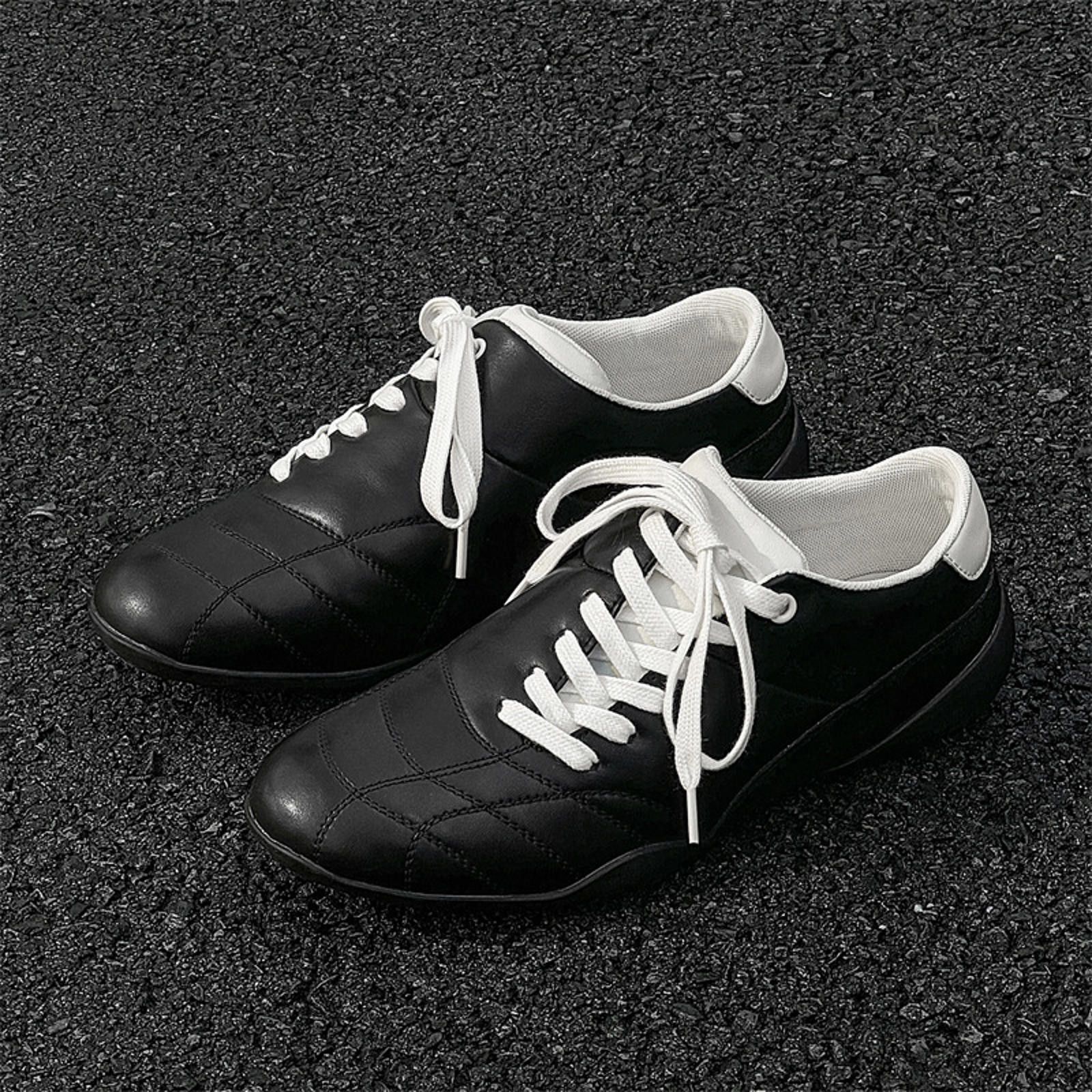 Other y2k Black Sporty Sneakers Size US 7 / EU 40 - 3 Thumbnail