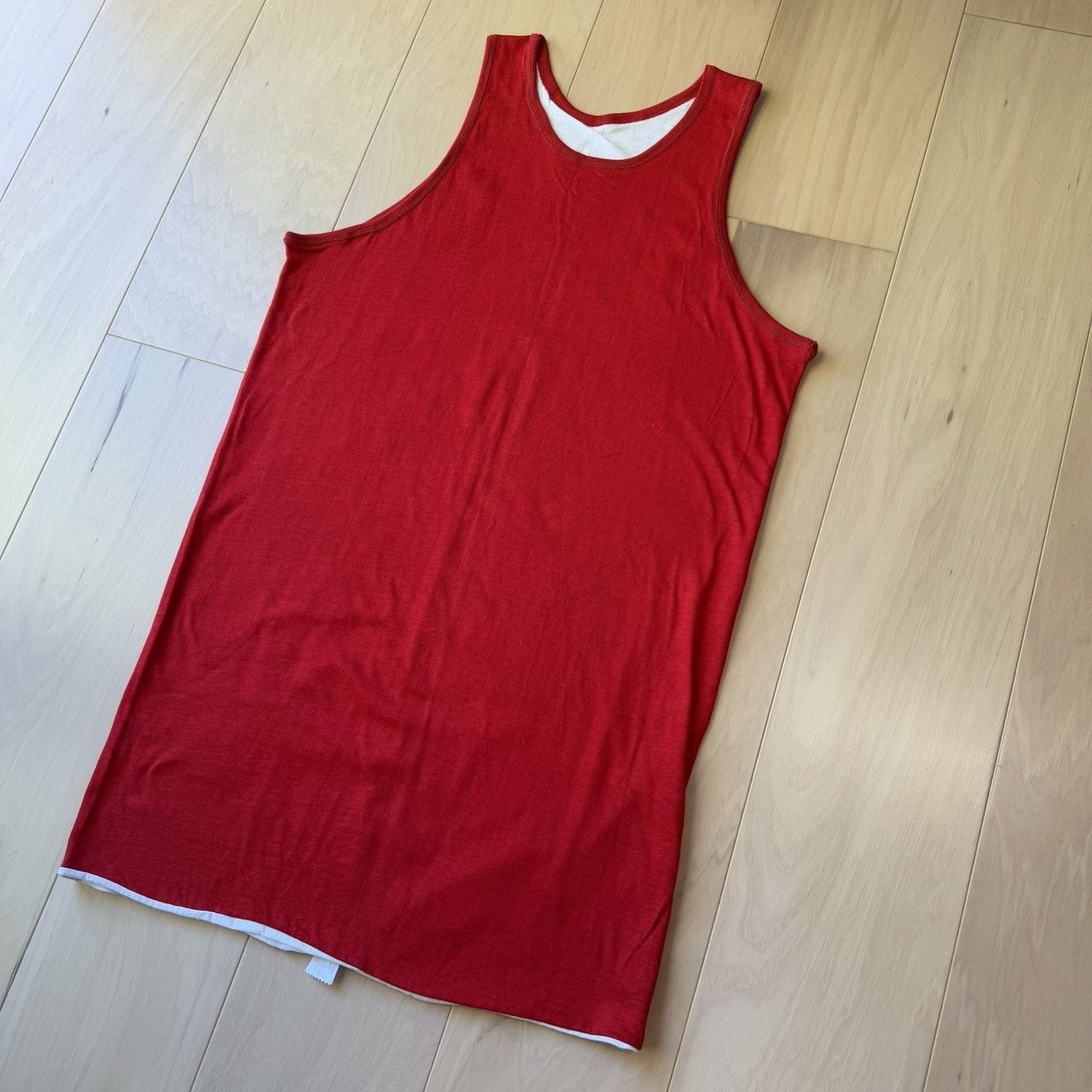 Champion Vintage Champion Running Man Double Face Tank XL Red White Size US XL / EU 56 / 4 - 7 Thumbnail
