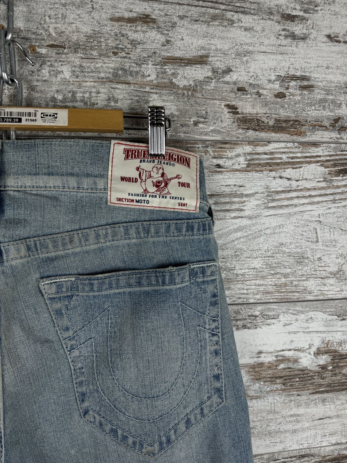 Japanese Brand × True Religion Mens True Religion SKINNY MOTO NATURAL SN jeans denim y2k Size US 33 - 13 Thumbnail