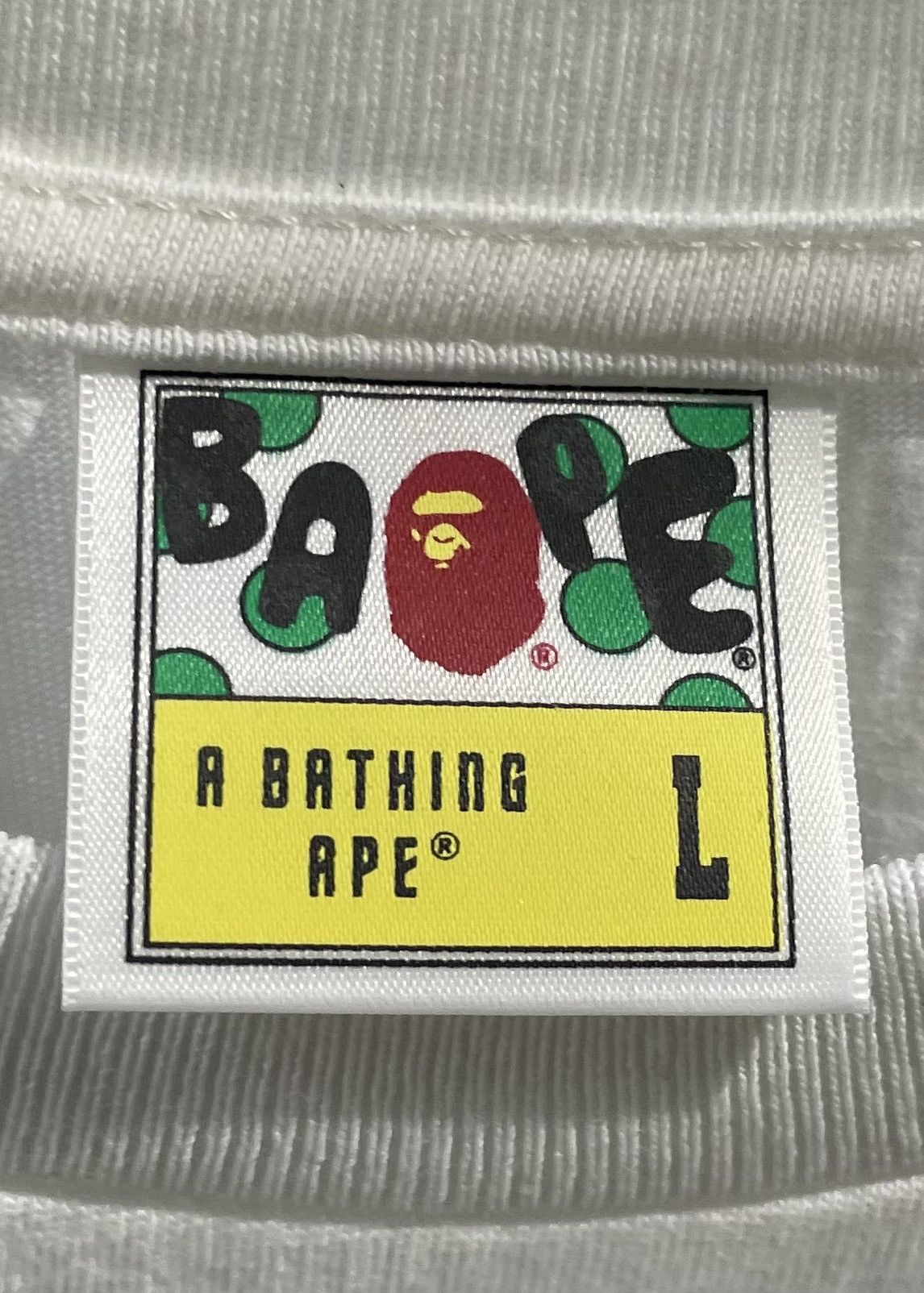 Bape BAPE COLLEGE TEE MENS Size US L / EU 52-54 / 3 - 3 Thumbnail
