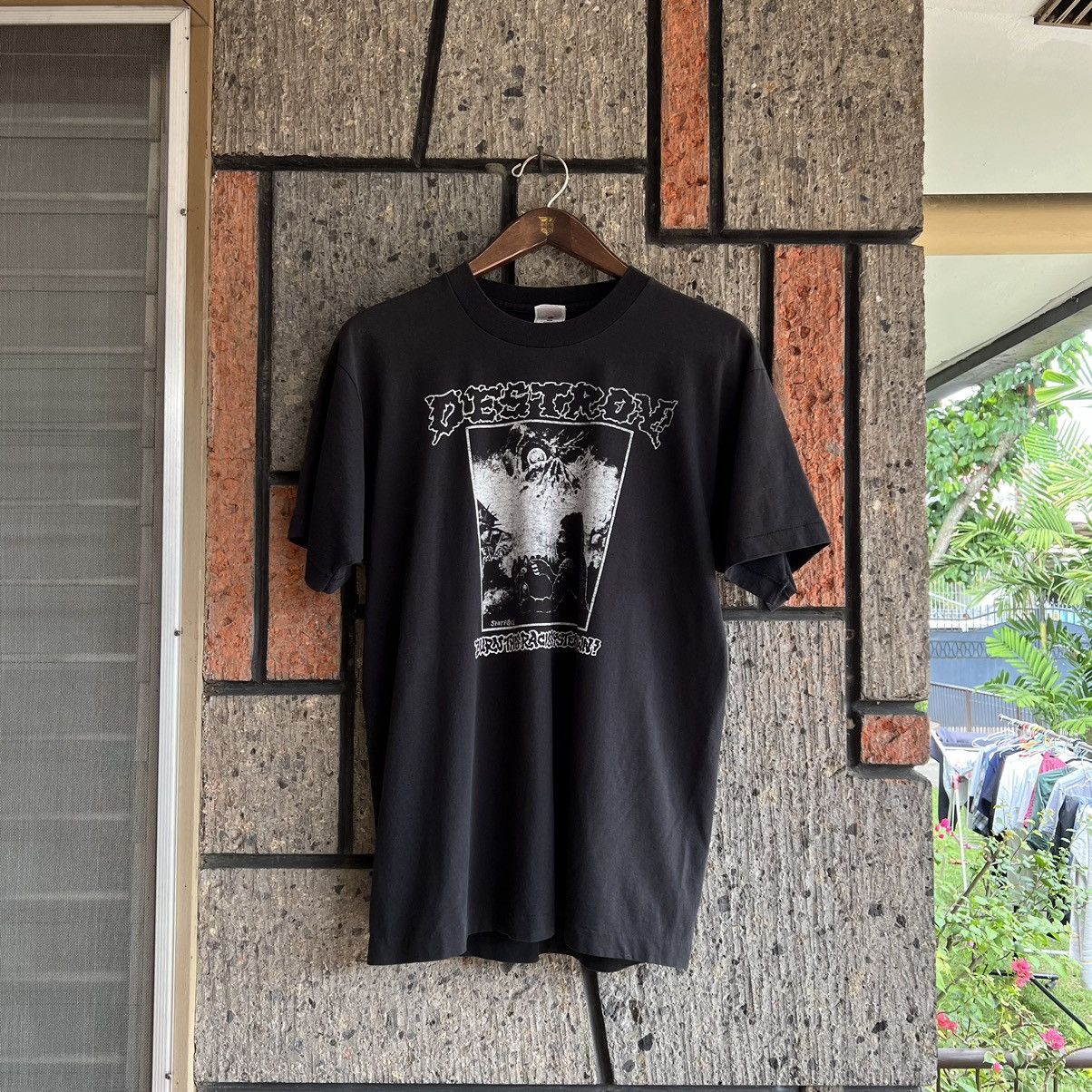 Band Tees ‘90s DESTROY Punk Band Tour Tee Shirt Concert Bad Brains Size US L / EU 52-54 / 3 - 2 Thumbnail