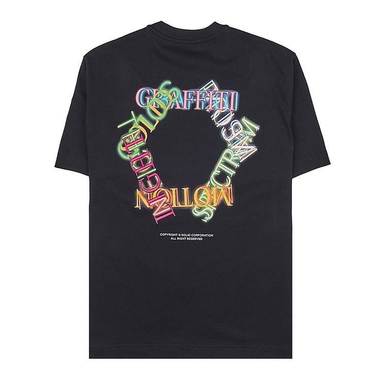 Wooyoungmi !DS! SS23 Solid Homme Graffity Back Logo Black T-Shirt Size US M / EU 48-50 / 2 - 3 Thumbnail