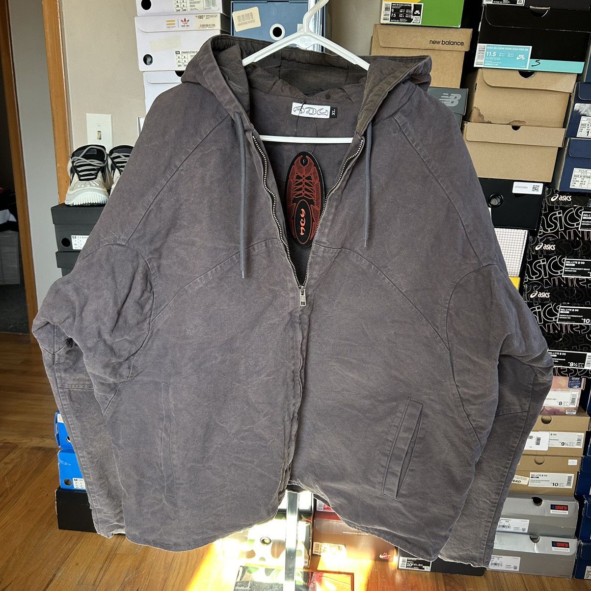 Other ABU BLUNT TOOL JACKET WiDE WASHED MUD BROWN CANVAS WORK COAT Size US XL / EU 56 / 4 - 11 Thumbnail