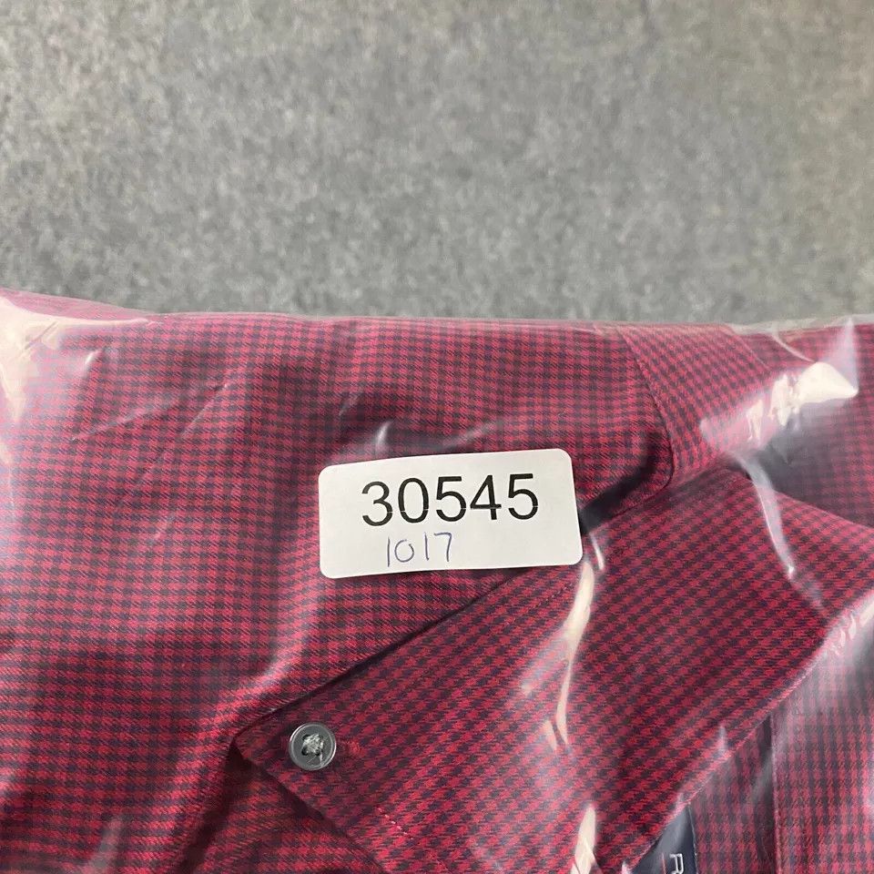 Roundtree & Yorke Roundtree & Yorke Shirt Mens Large Gingham Travel Smart Size US L / EU 52-54 / 3 - 2 Thumbnail