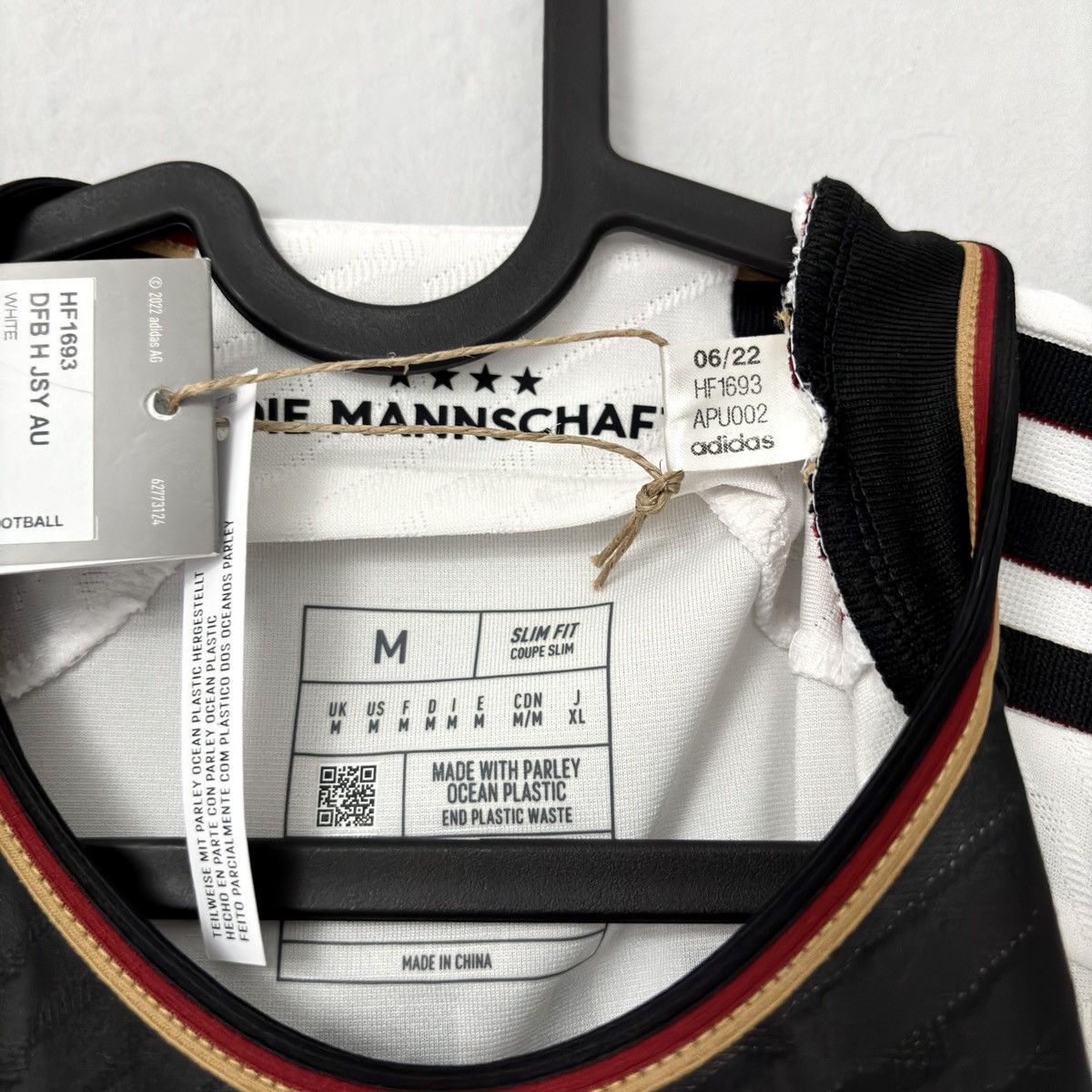 Adidas 2022 2023 Germany NEW Adidas Authentic Home Soccer Jersey Size US M / EU 48-50 / 2 - 5 Thumbnail
