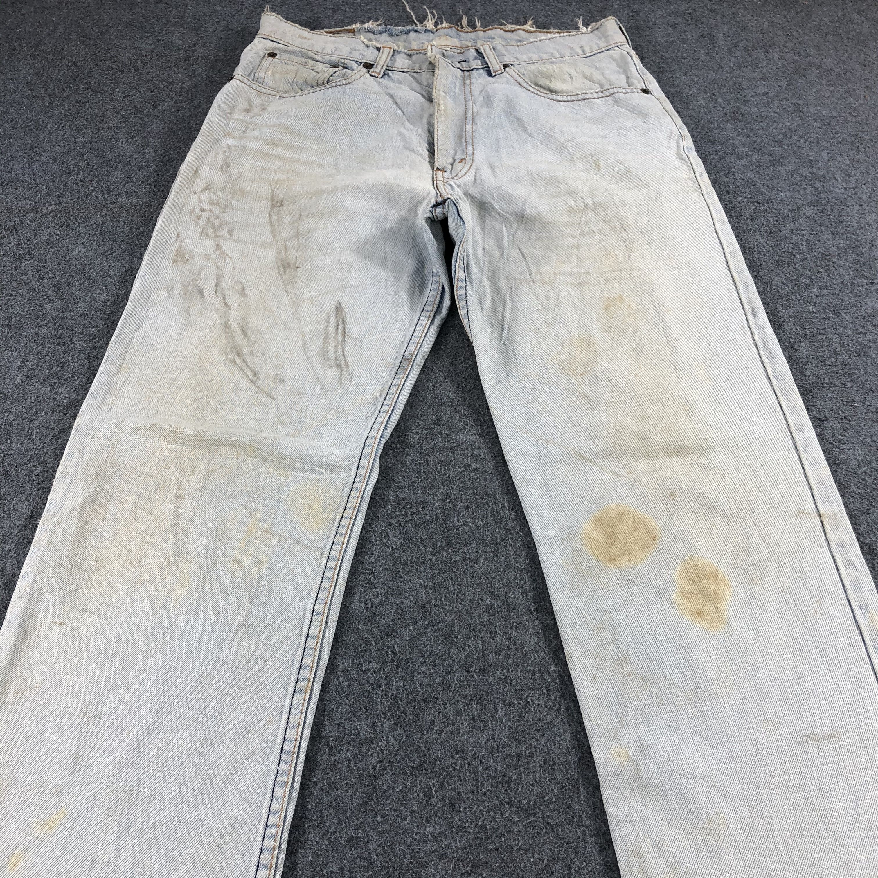 Levi's Vintage Distress Levis 506 Light Wash Jeans-J1287 Size US 31 - 3 Thumbnail
