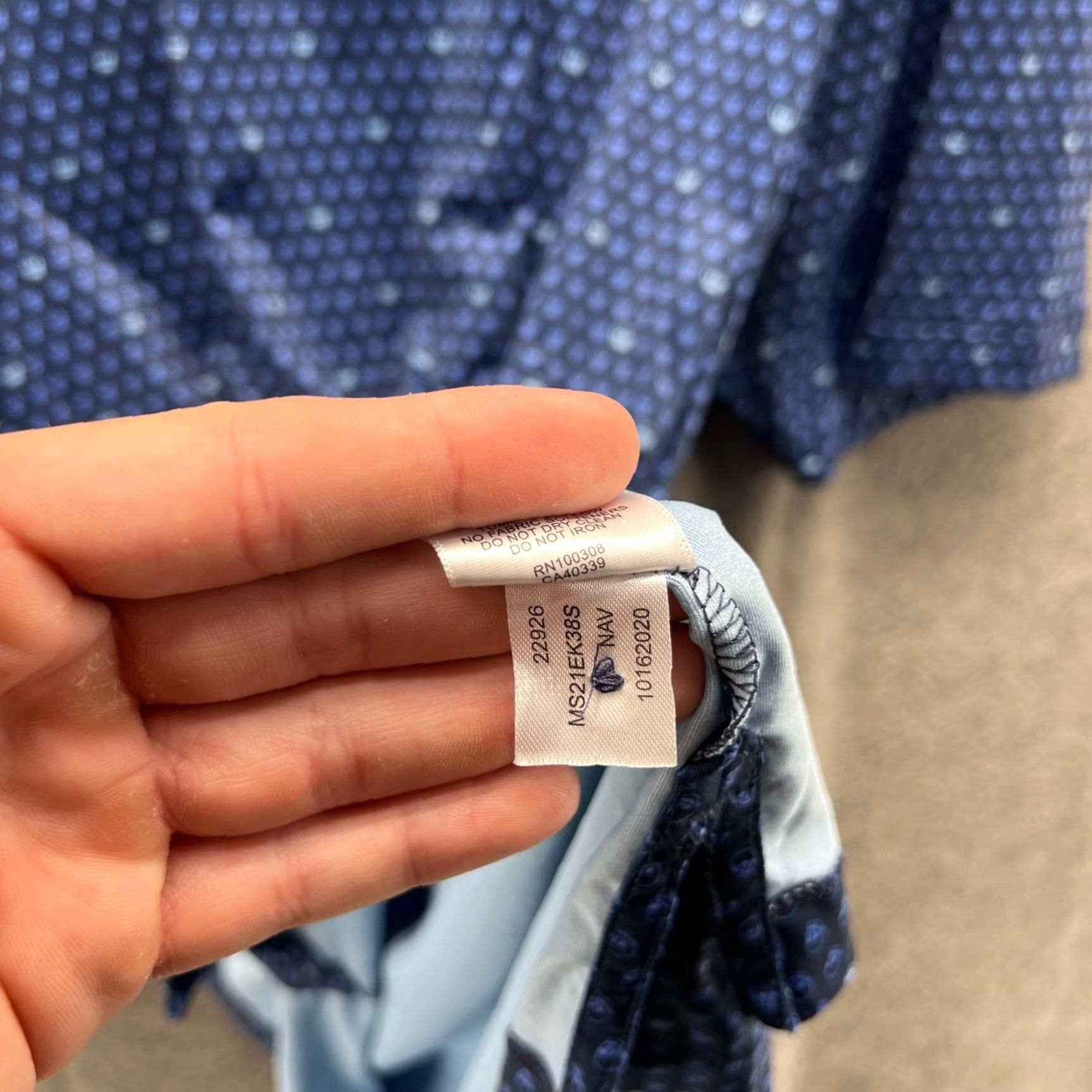 Peter Millar Peter Millar Polo Shirt Men XL Blue Preppy Skull Summer Comfort Golf Shirt Size US XL / EU 56 / 4 - 7 Thumbnail