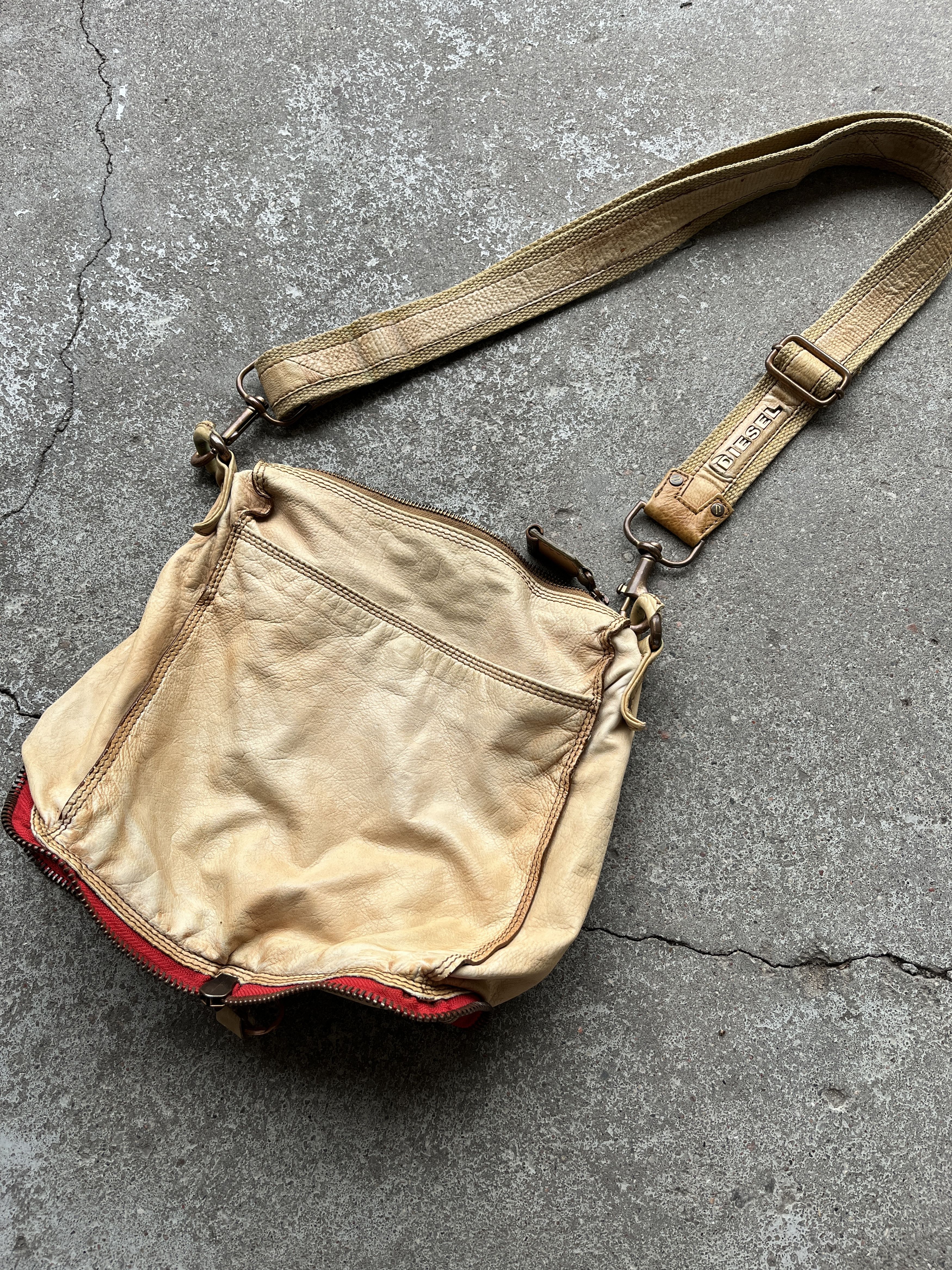 Other Diesel vintage leather grunge bag A5 Size ONE SIZE - 1 Thumbnail