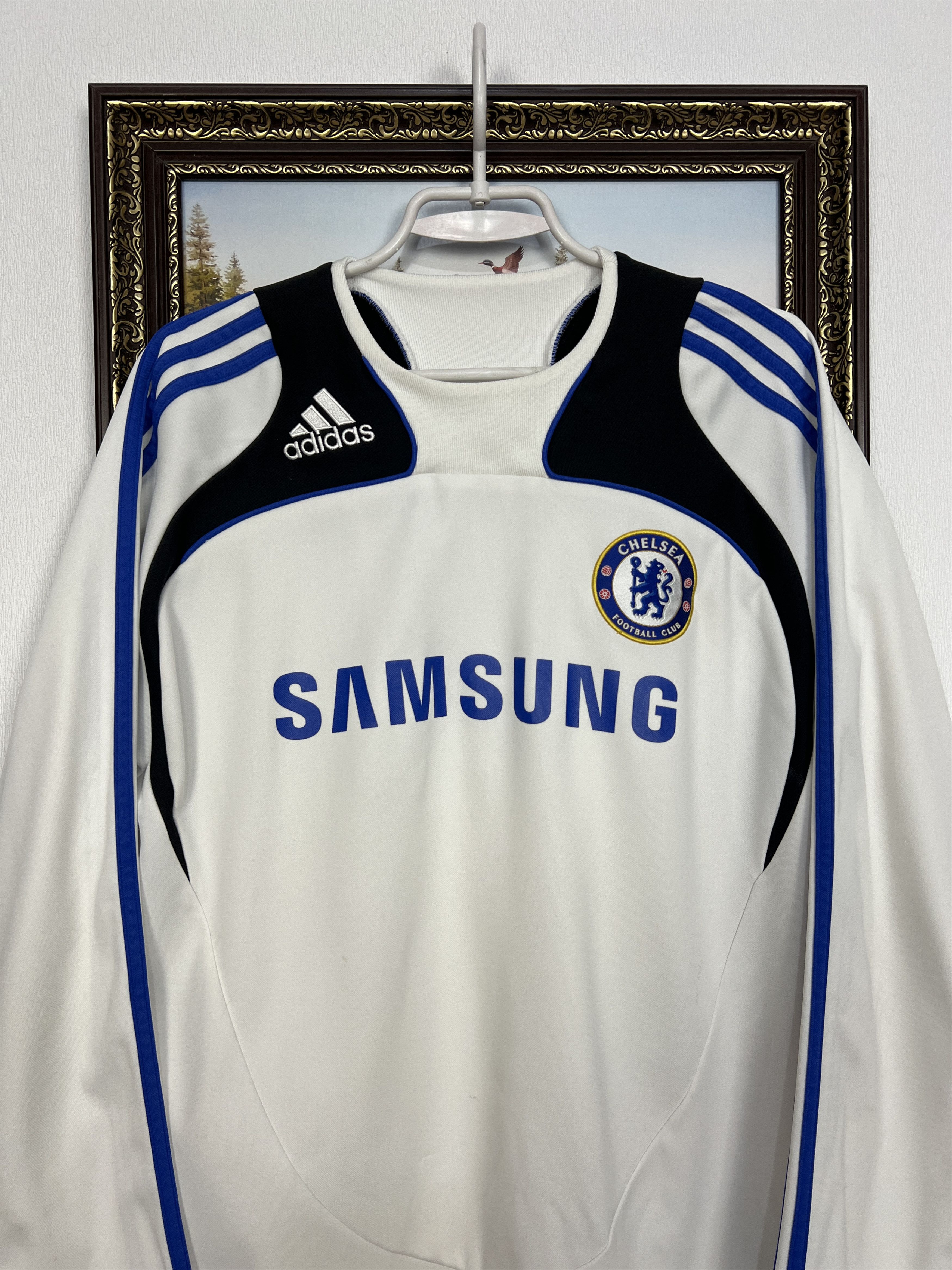 Adidas Chelsea Football Sweatshirt Soccer Track Top Crewneck Size US M / EU 48-50 / 2 - 2 Thumbnail
