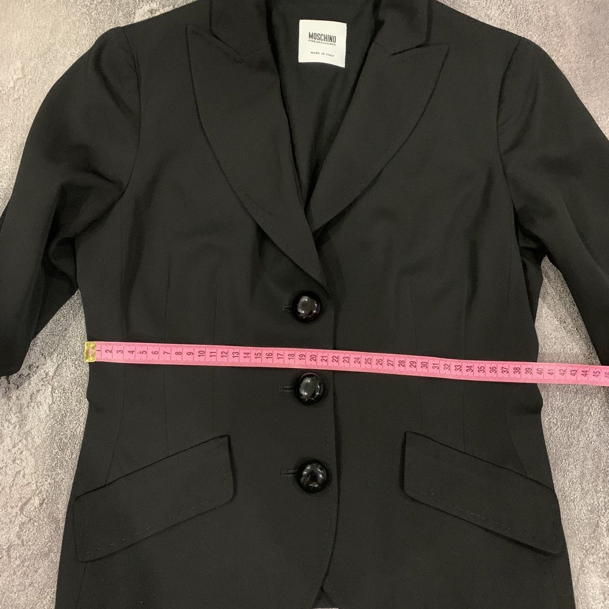 Moschino MOSCHINO Cheap and Chic Black Blazer Size 44 IT 10 US Size M / US 6-8 / IT 42-44 - 19 Thumbnail